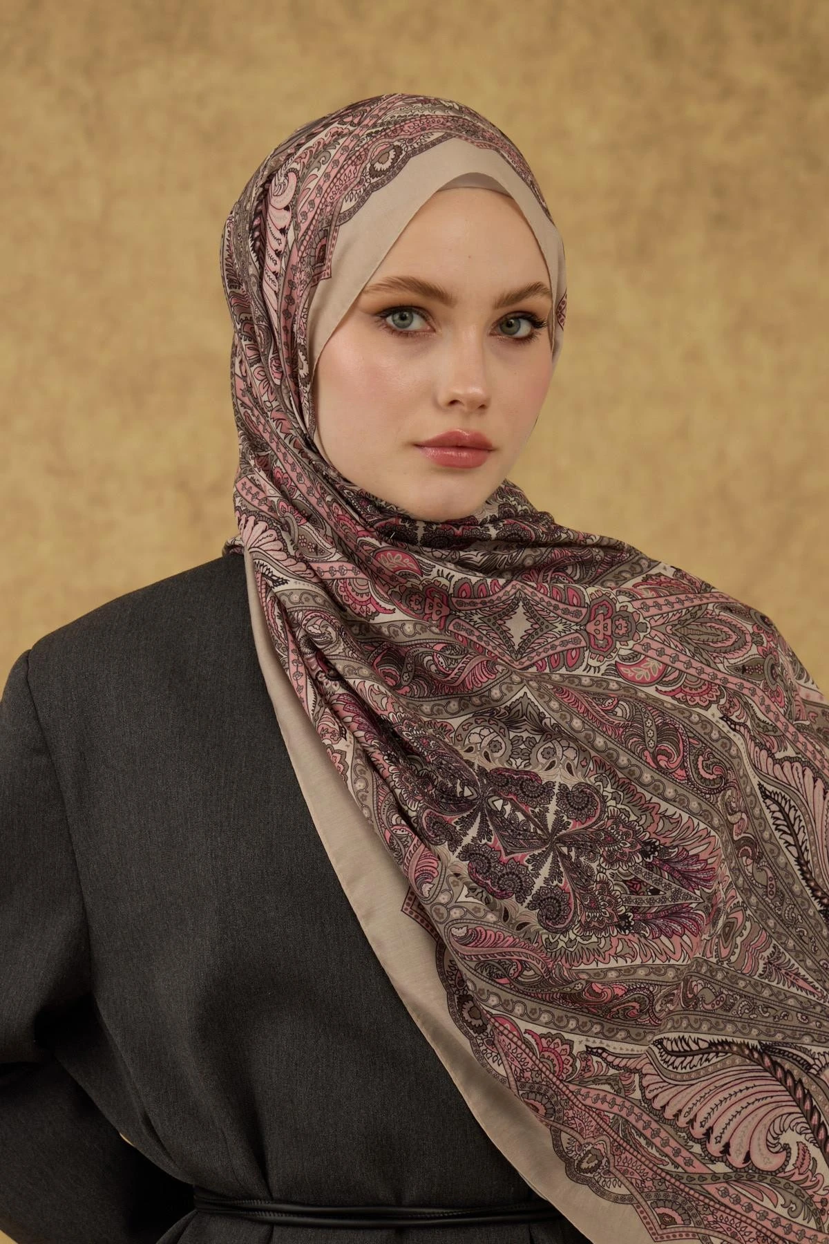 İpekhan Soft Şal Krem Pudra 3052-08