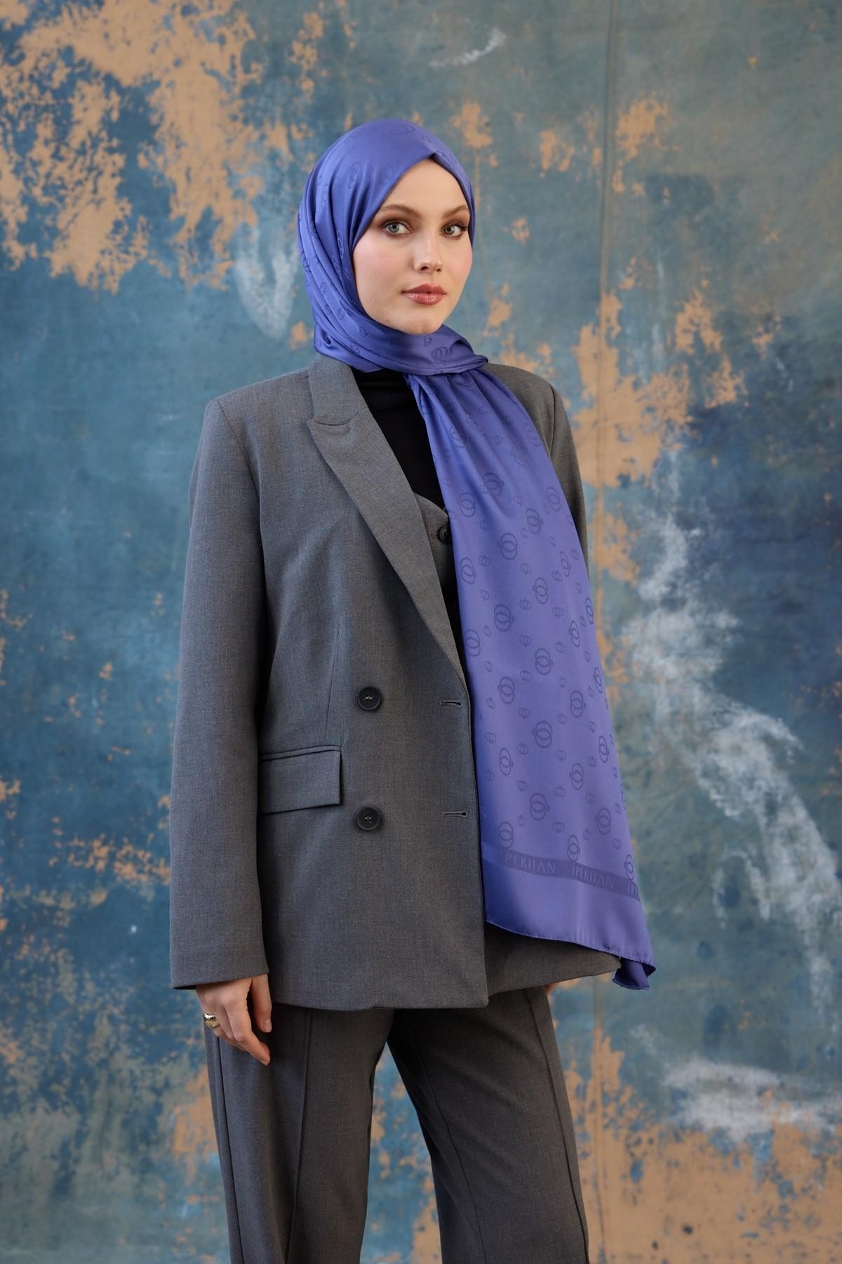 Fall Winter İpeksi Jakar Şal Hercai 9018-10