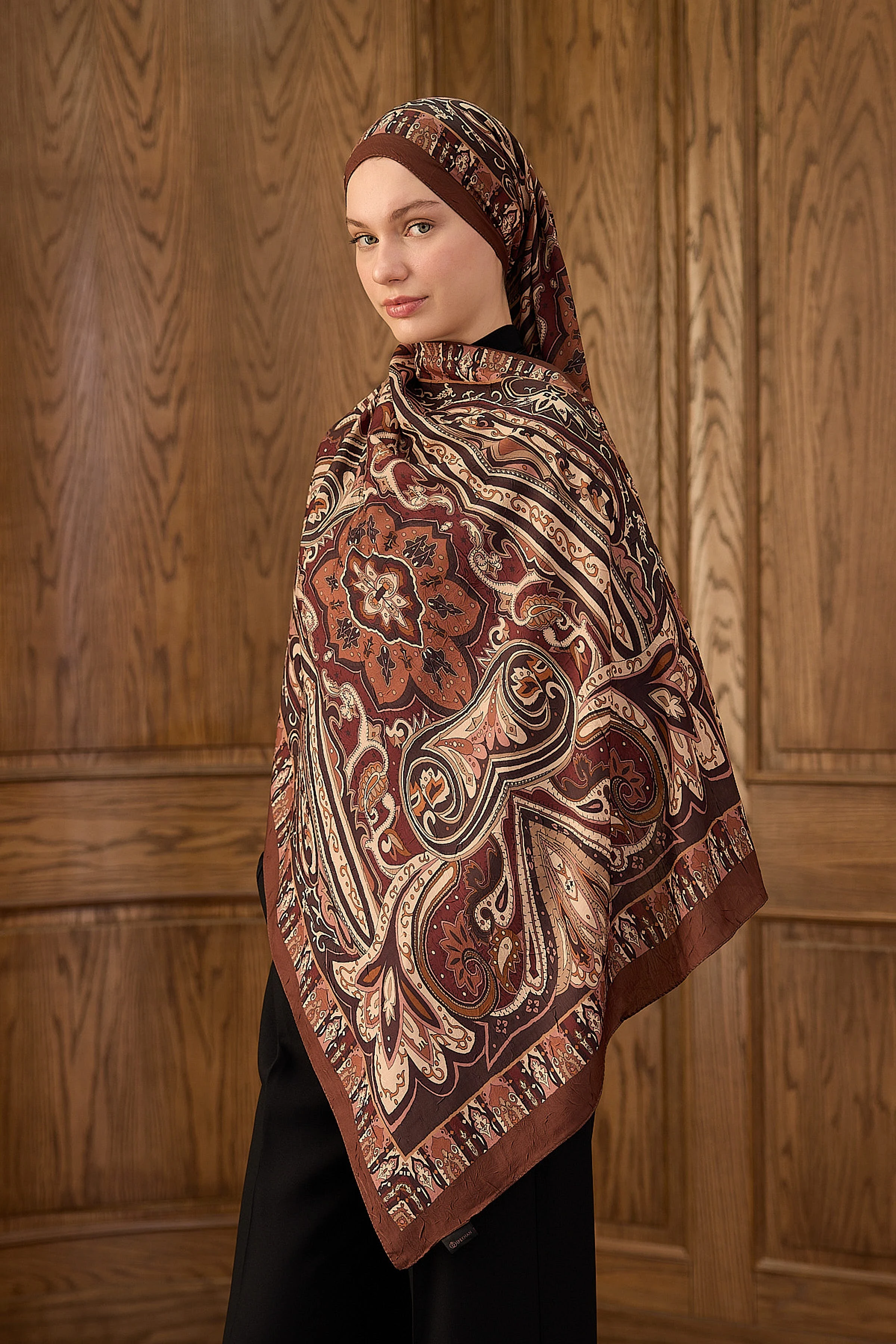 Bambu Kraş Şal 7002 - Bakır