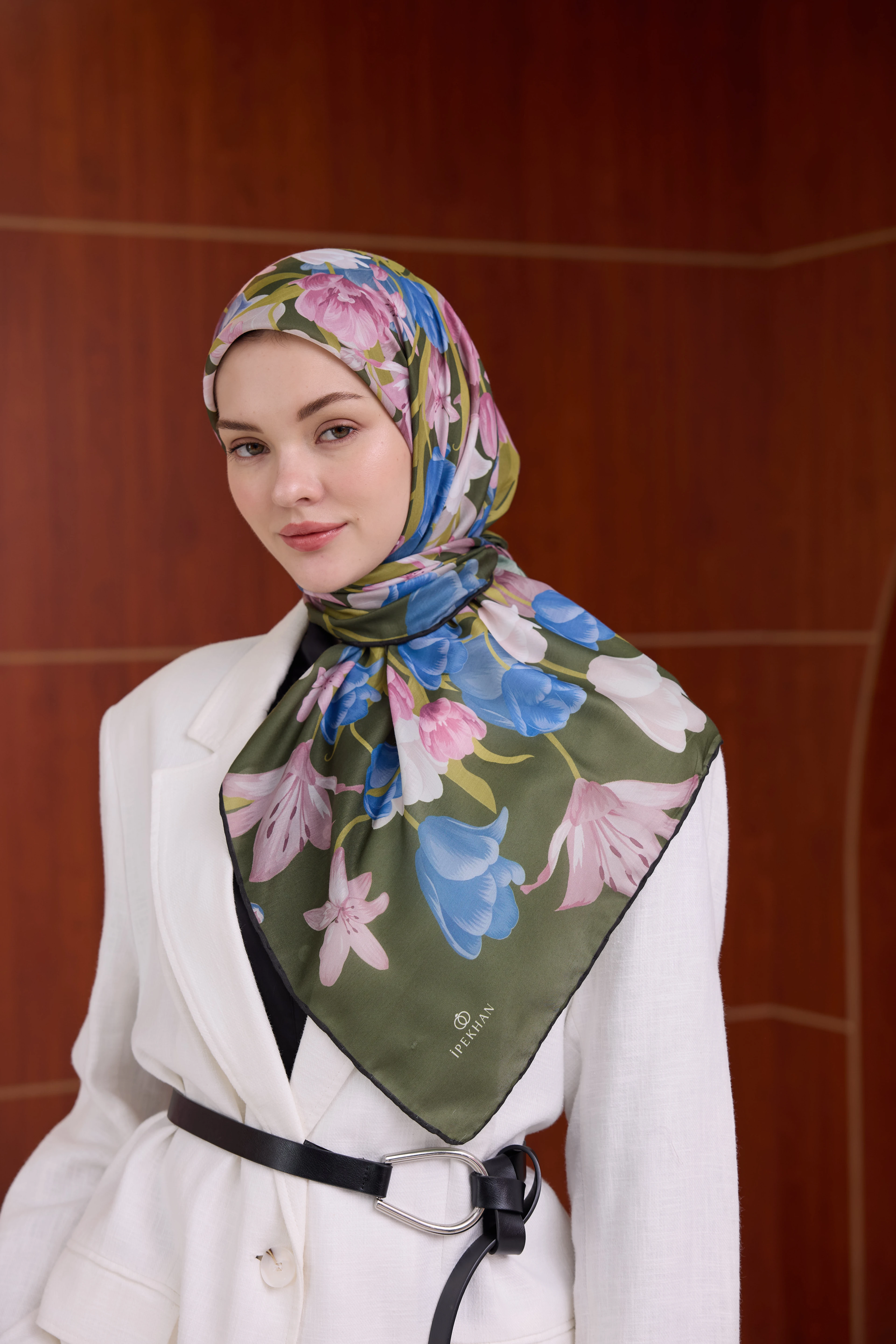 Pera Soft Eşarp Avcı Yeşili 1148-02