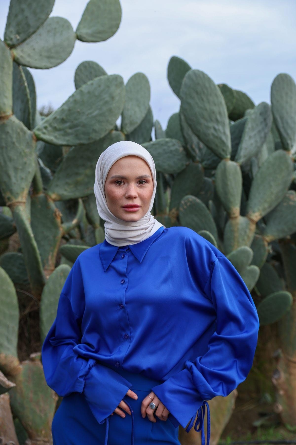 Celina Jakar Eşarp Uçuk Pembe 9902-20