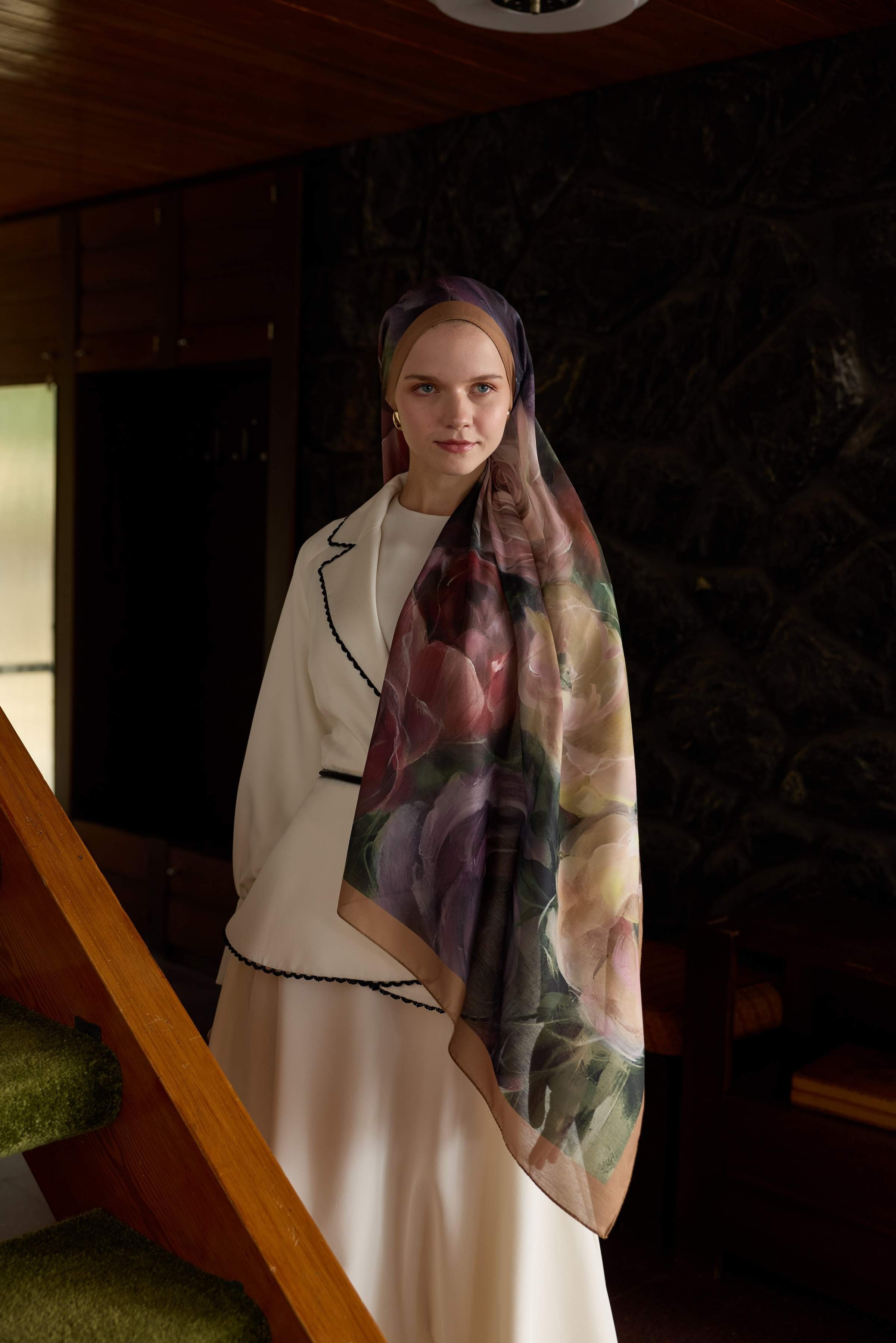 Winter Bloom Soft Şal 3068-10097 - Somon