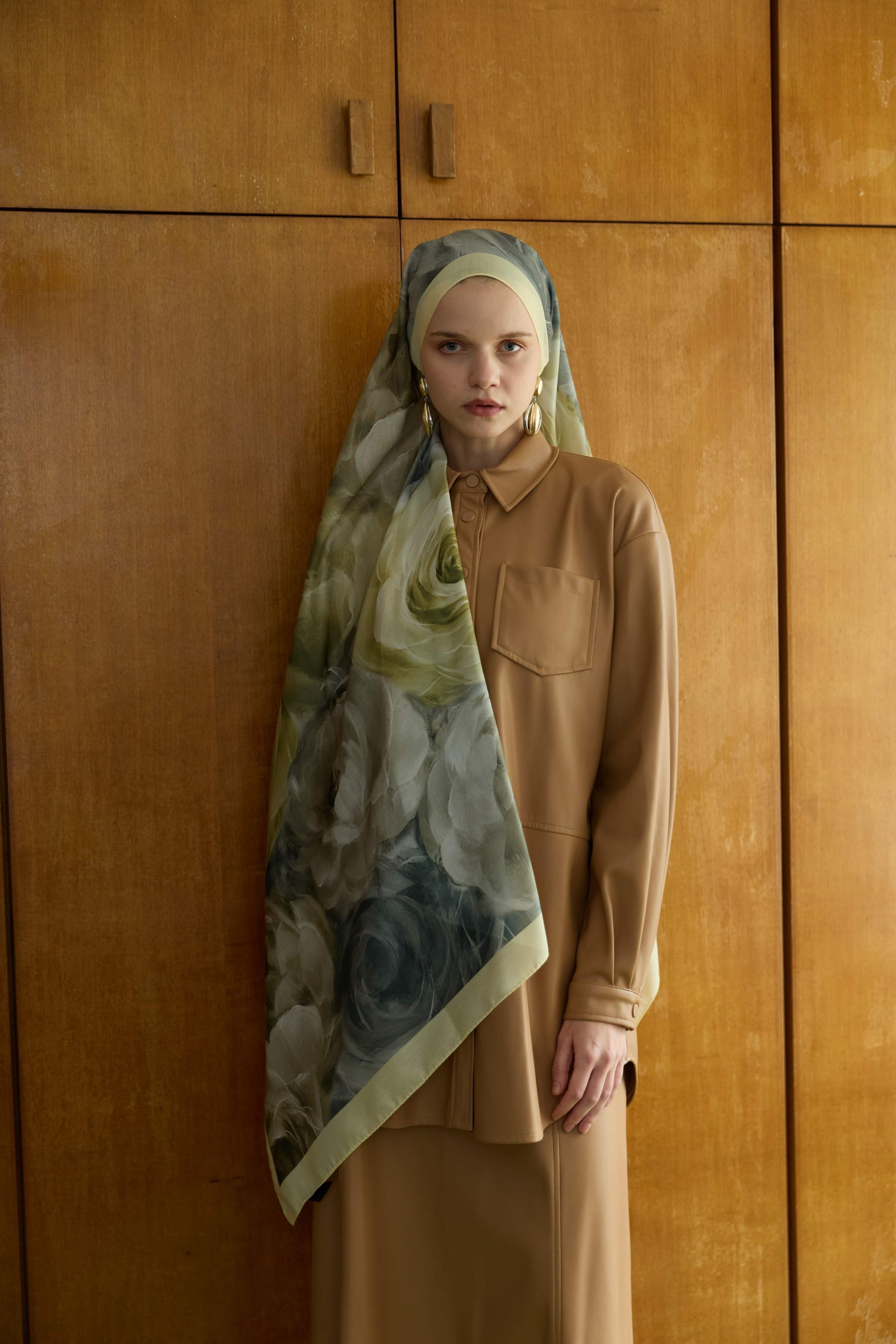 Winter Bloom Soft Şal 3068-10097 - Açık Sarı