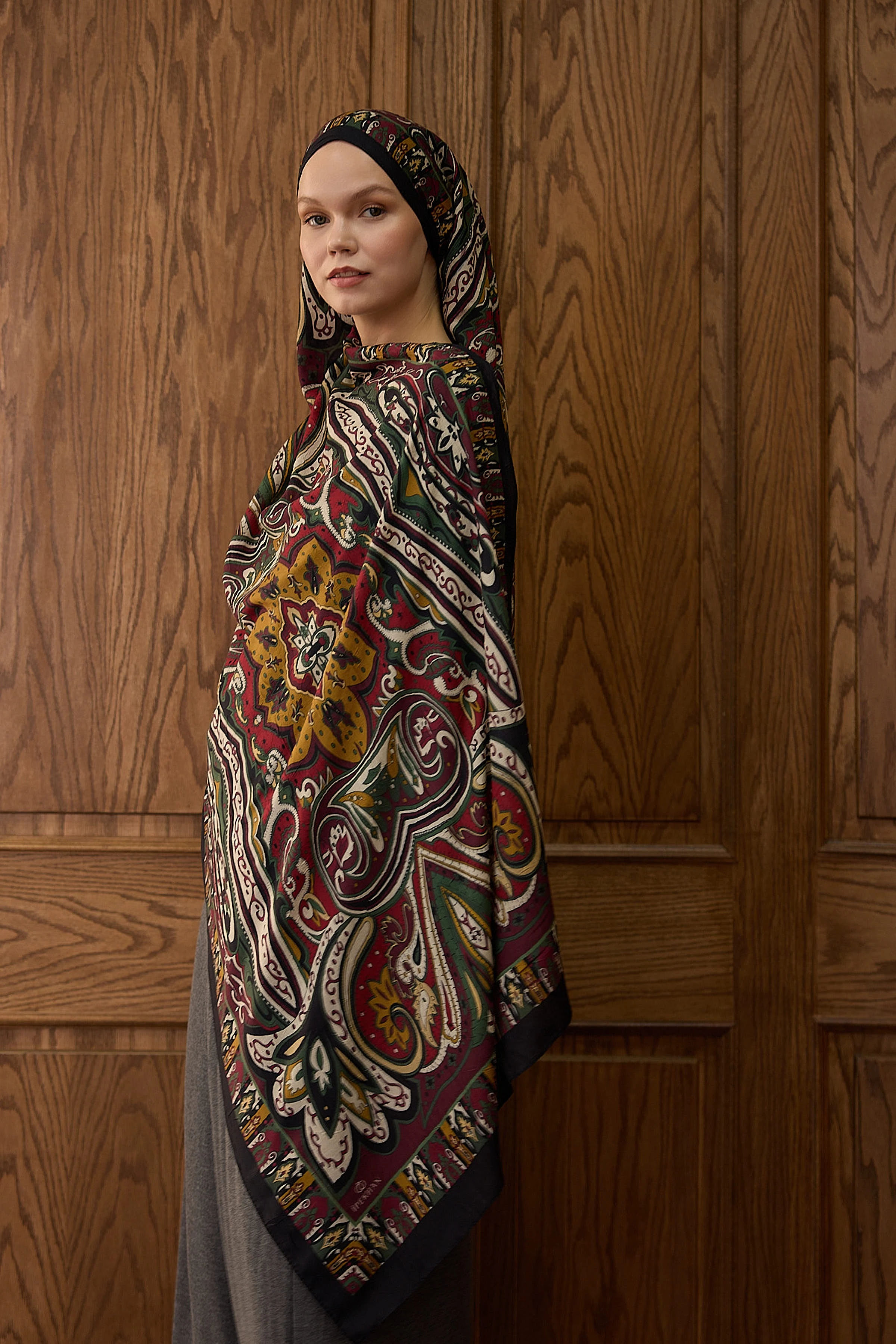 Bambu Kraş Şal 7002 - Siyah