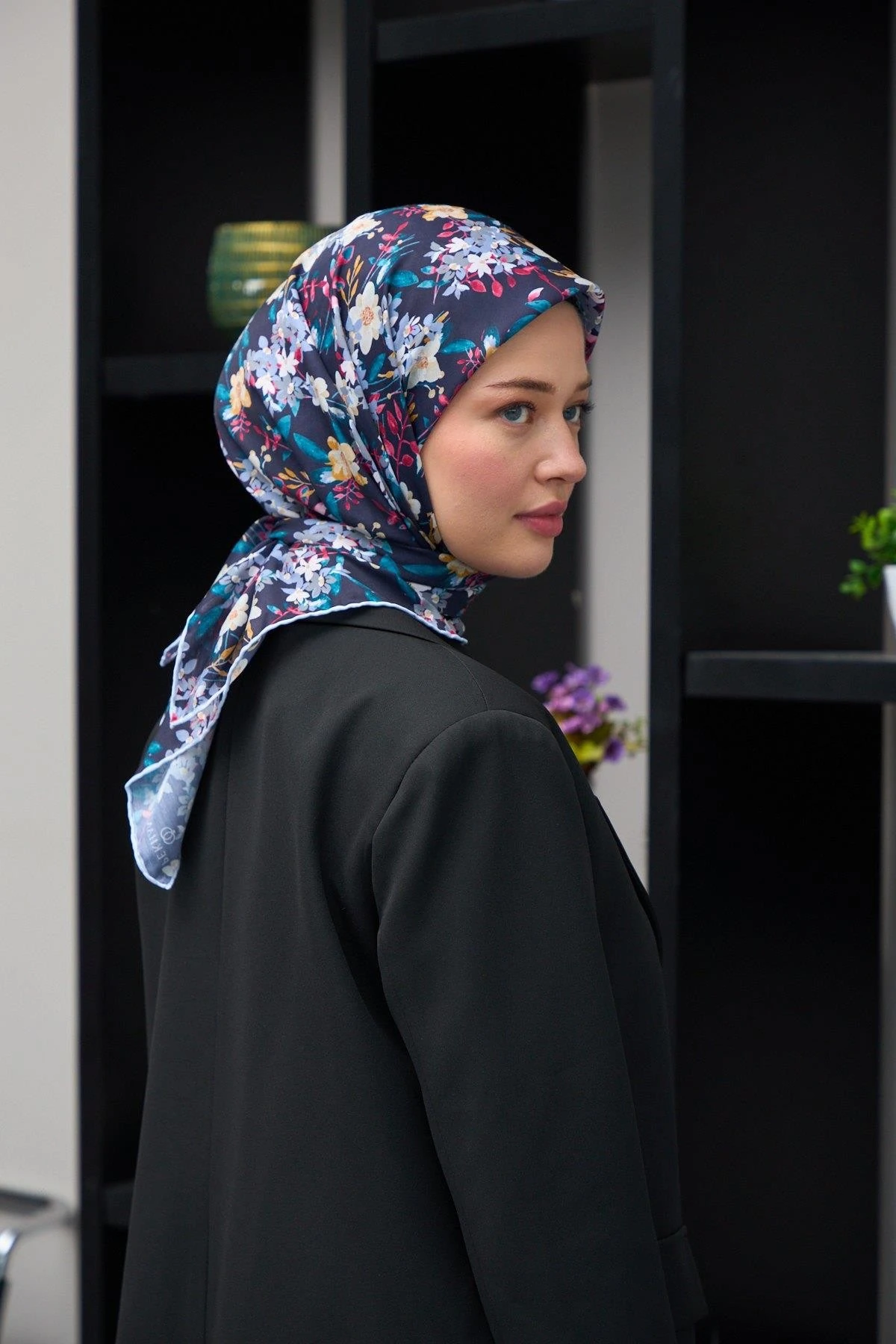 Harmony Collection Soft Eşarp Lacivert 1177-02