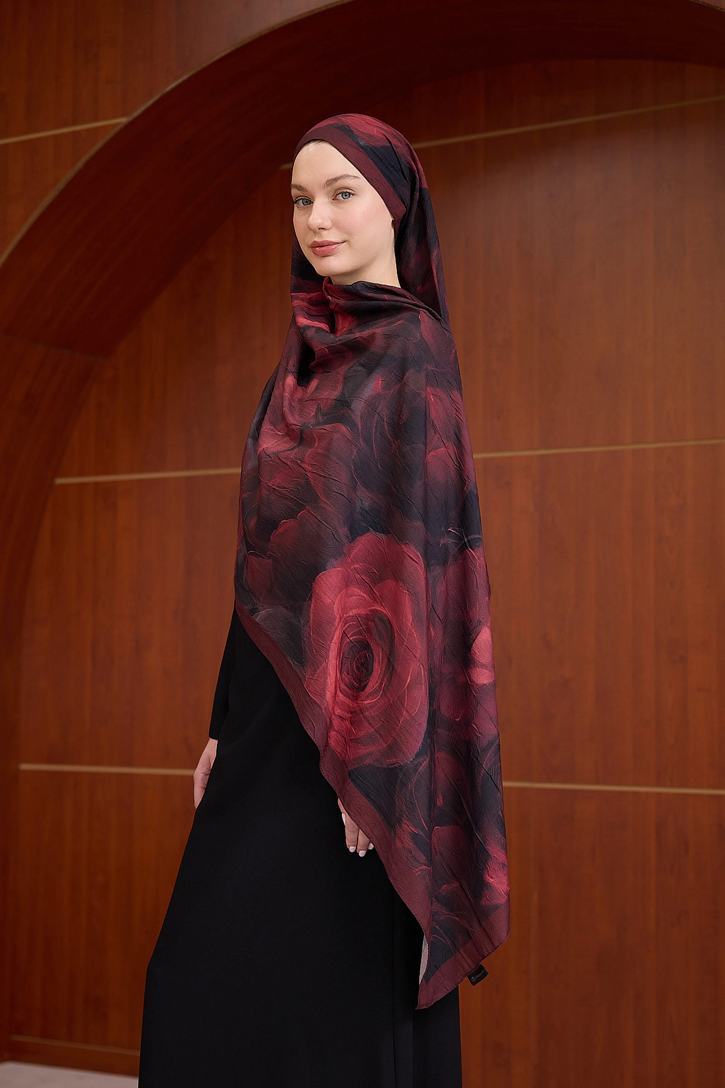 Bambu Kraş Şal 7016 - Bordo