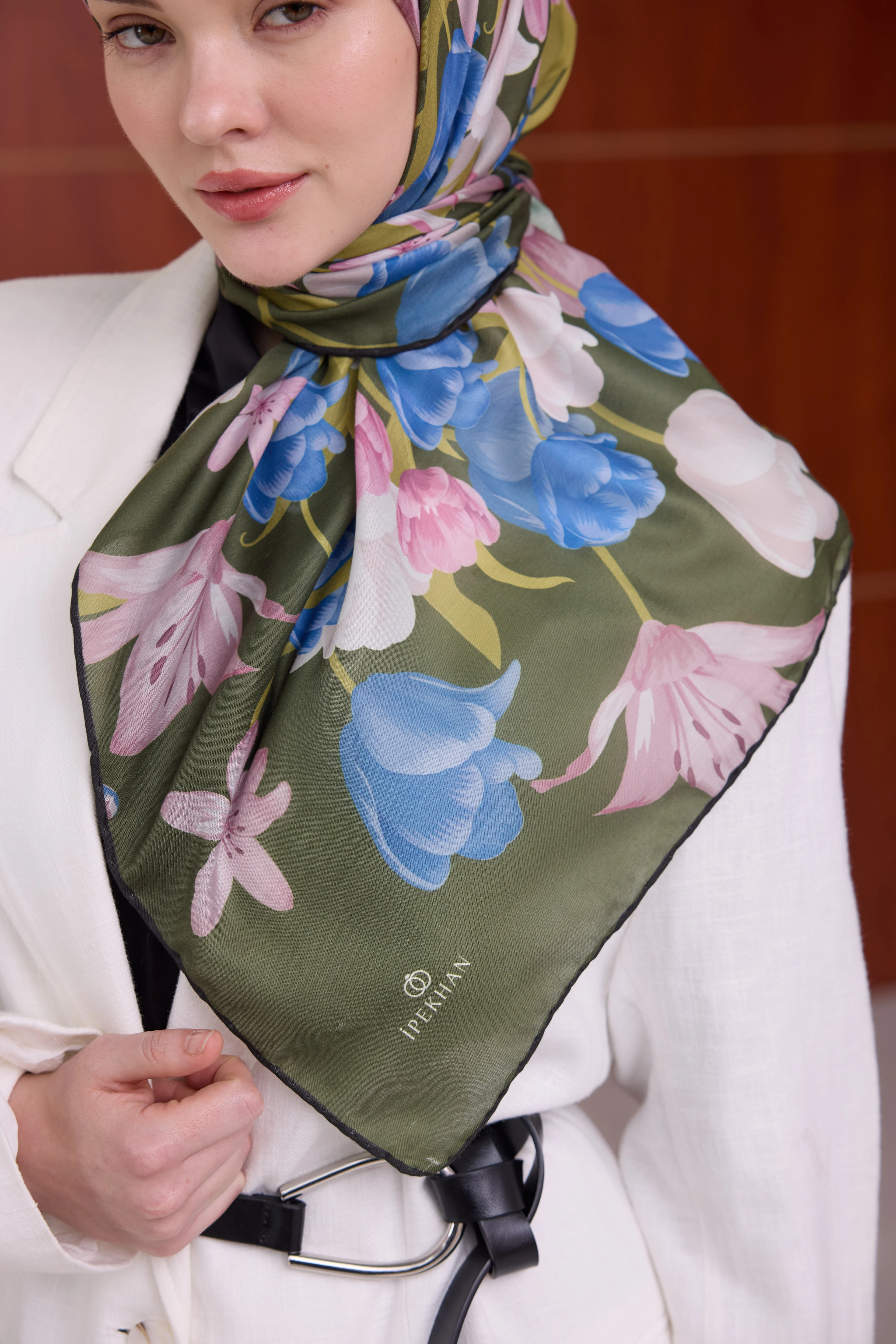 Pera Soft Eşarp Avcı Yeşili 1148-02