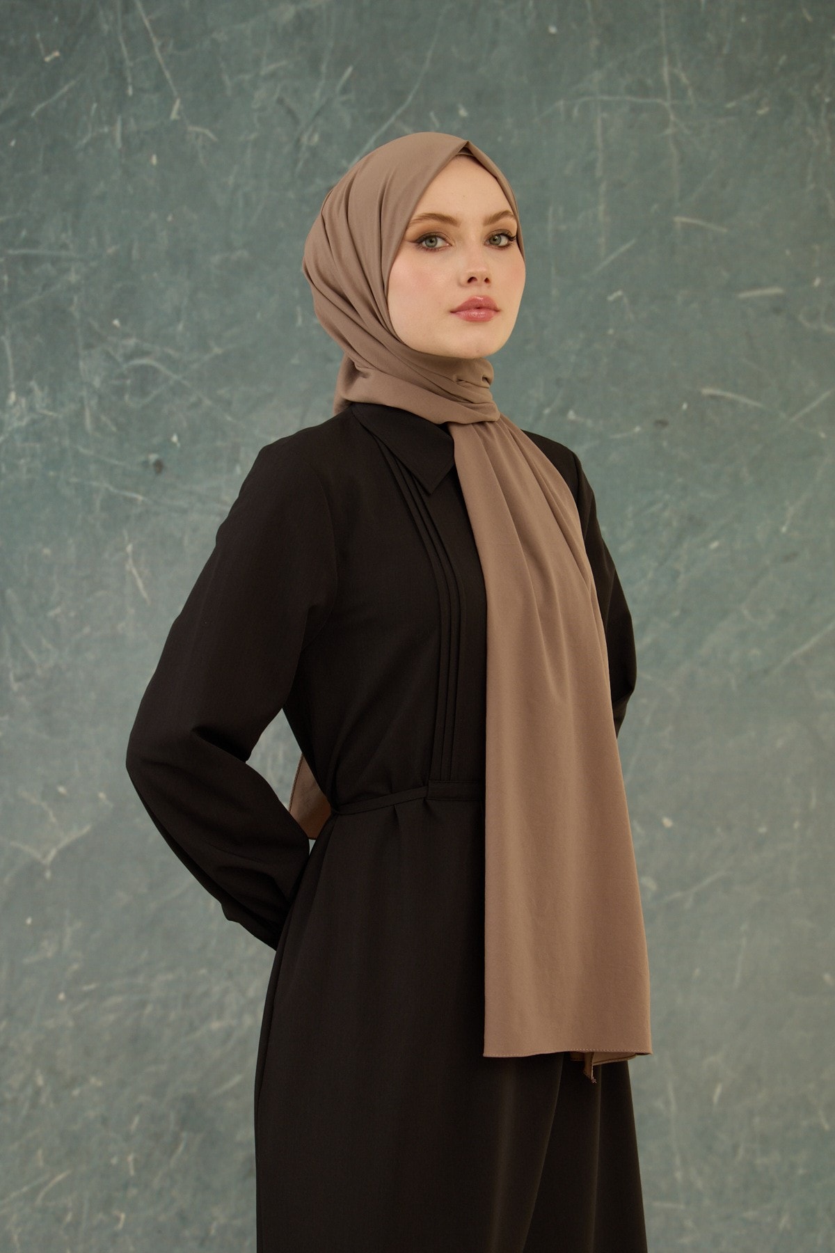 Sütlü Kahve Yok Şal - 10000-25