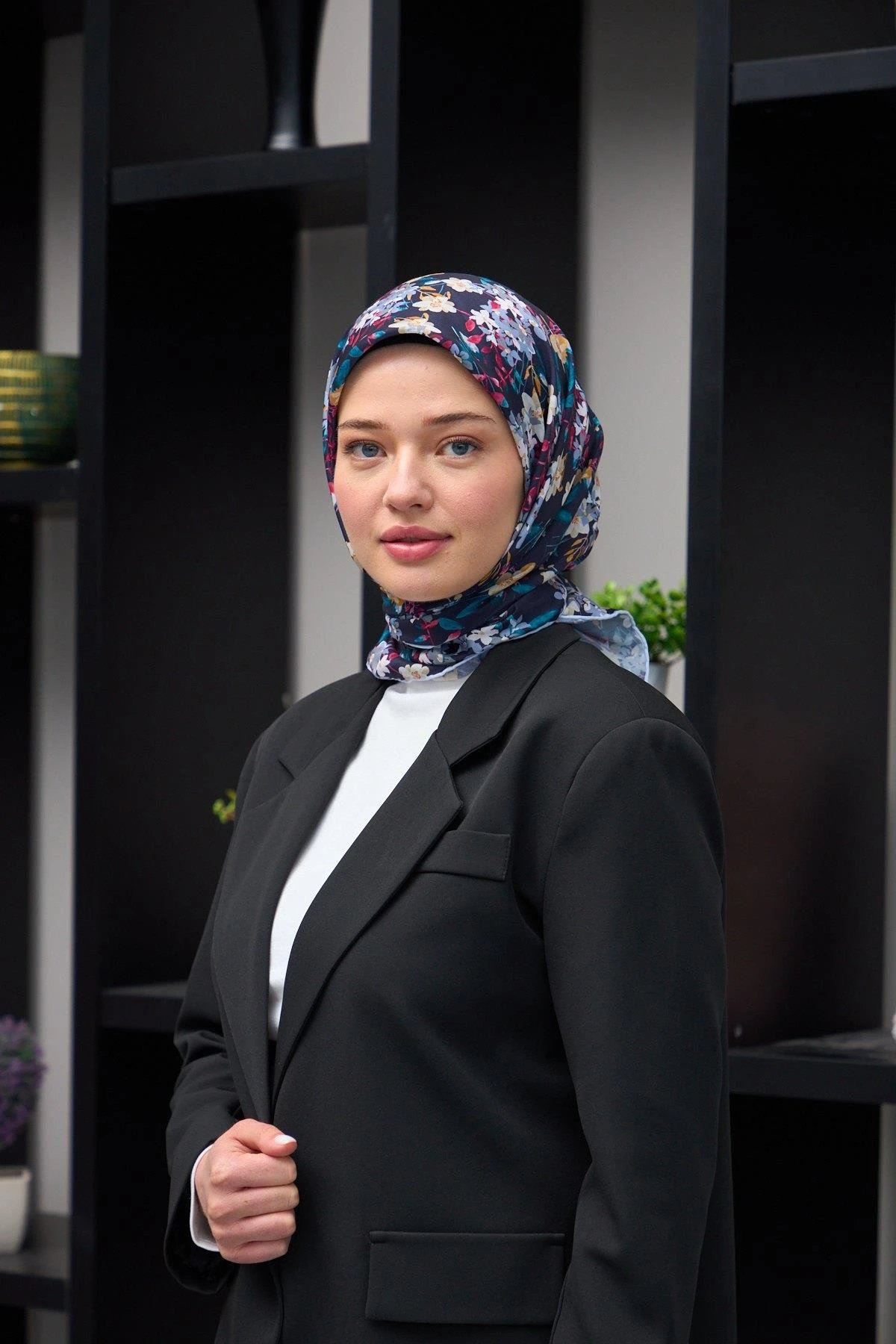 Harmony Collection Soft Eşarp Lacivert 1177-02