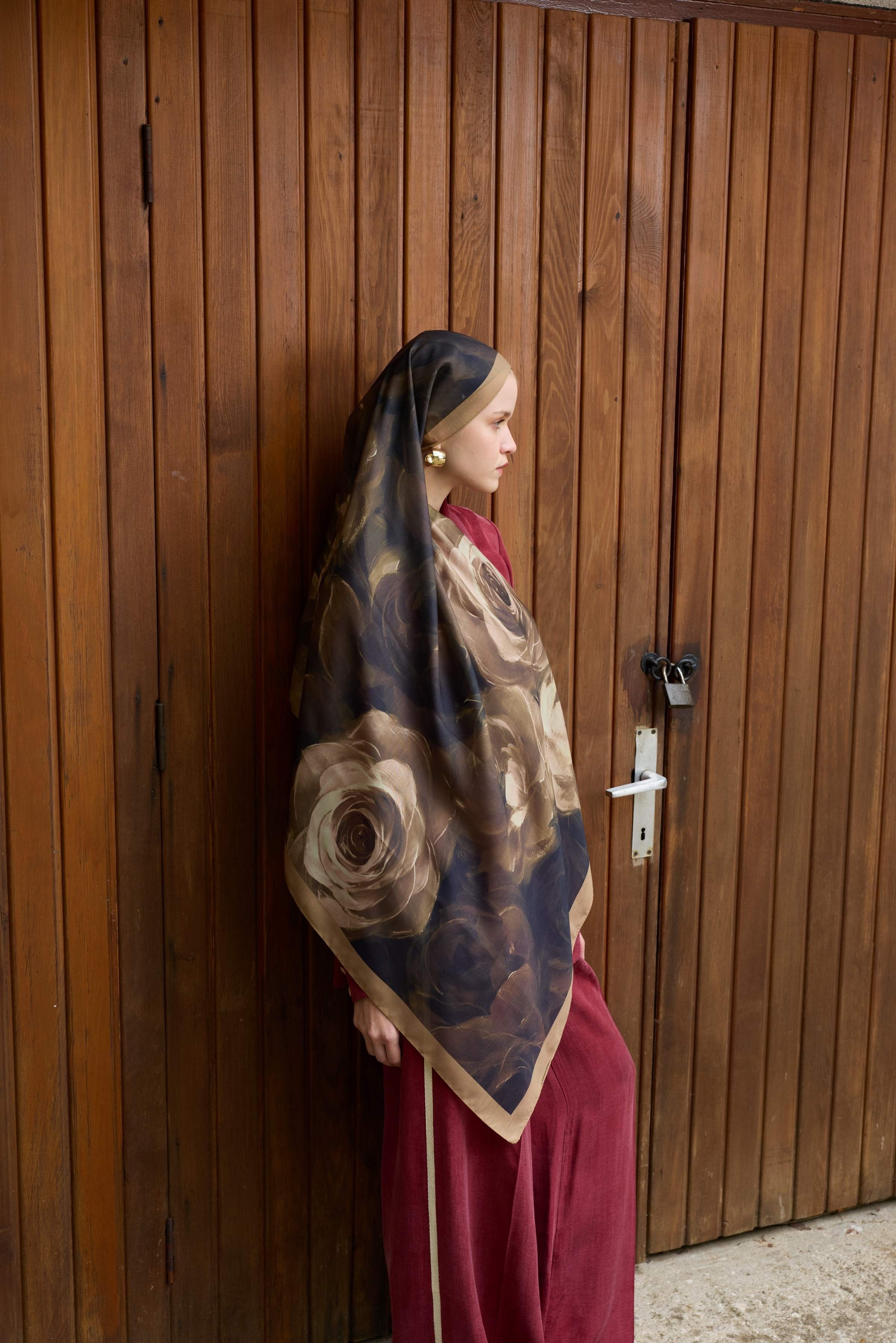 Winter Bloom Soft Şal 3068-10097 - Camel