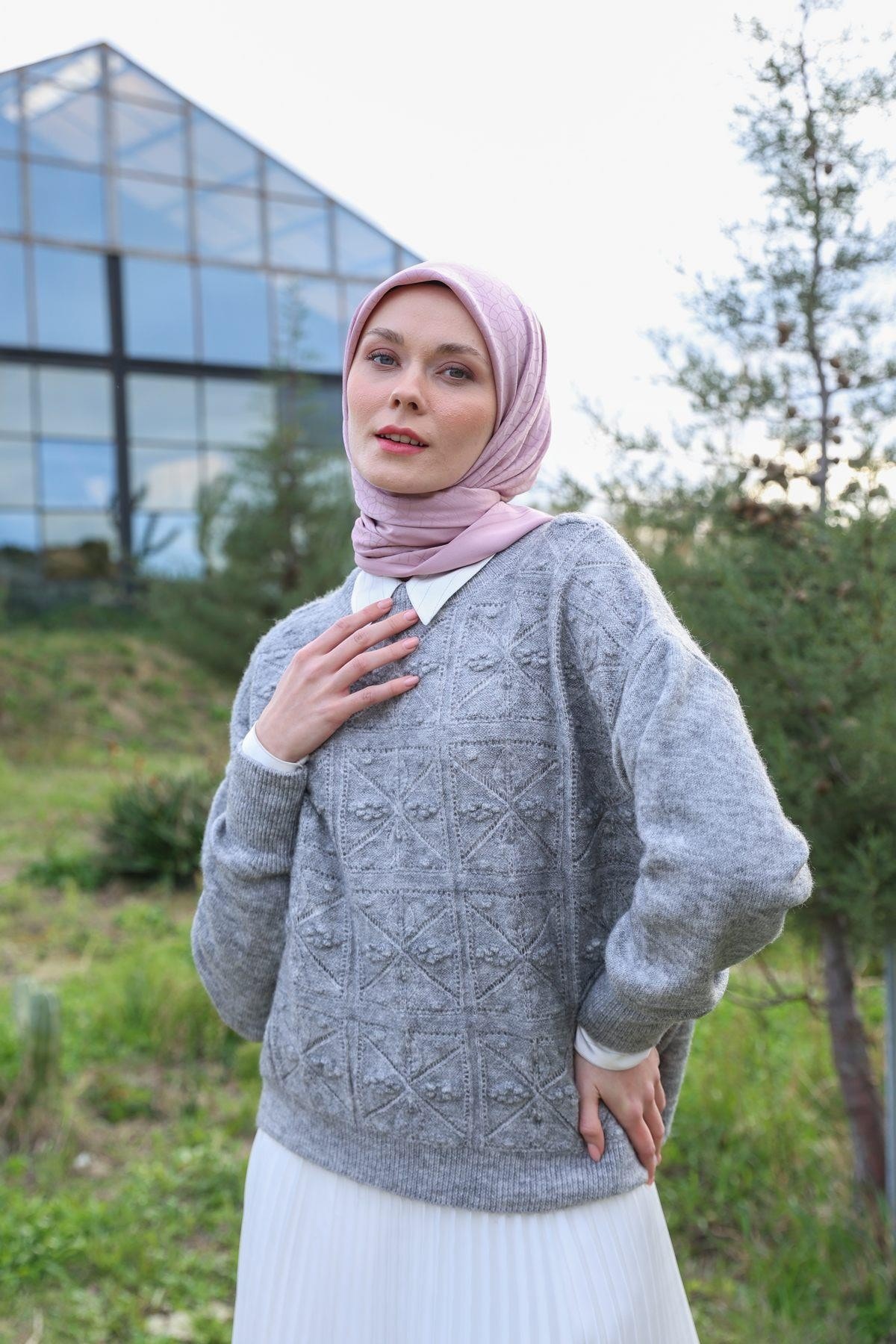 Celina Jakar Eşarp Soft Pembe 9902-17