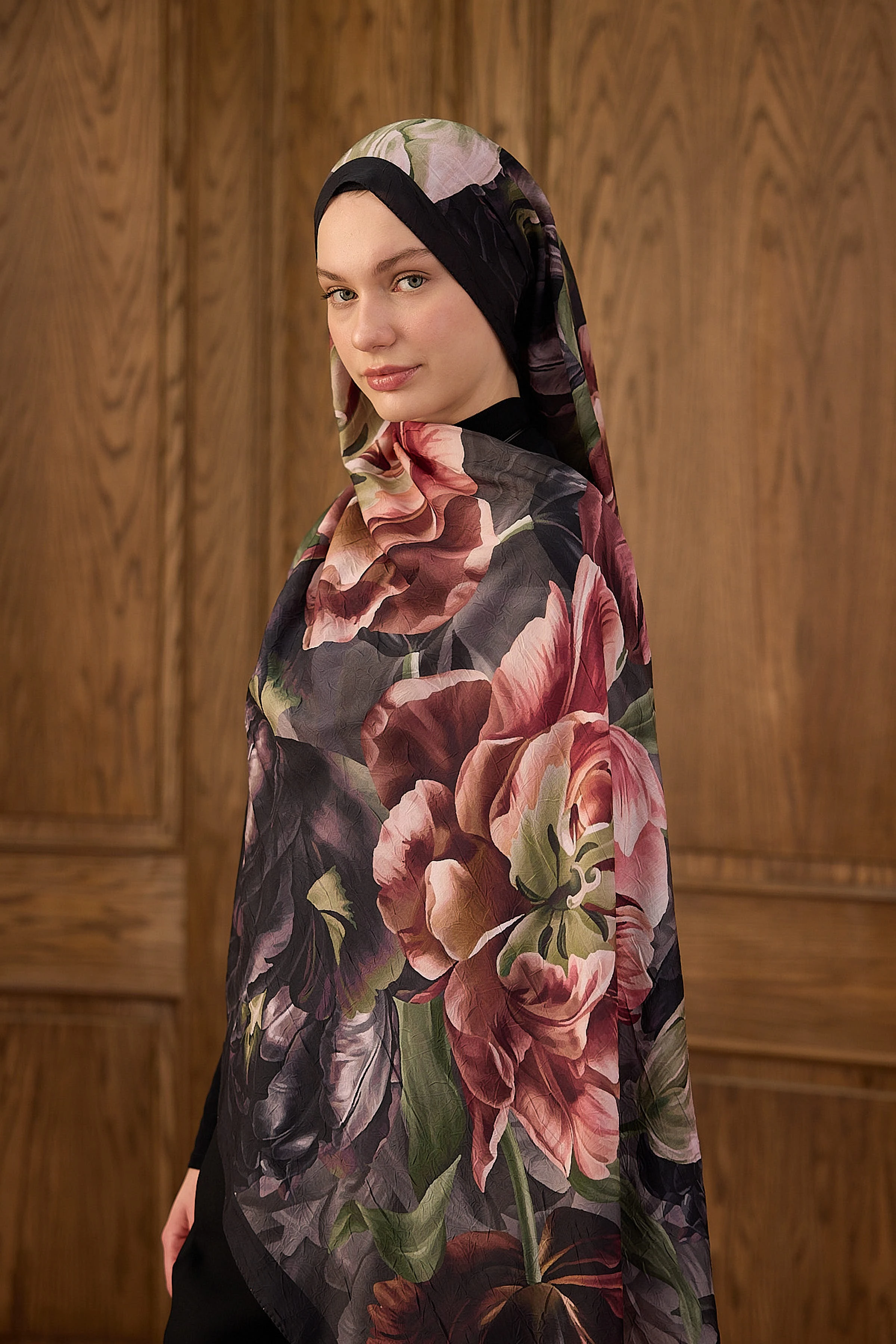 Bambu Kraş Şal 7009 - Acı Kahve