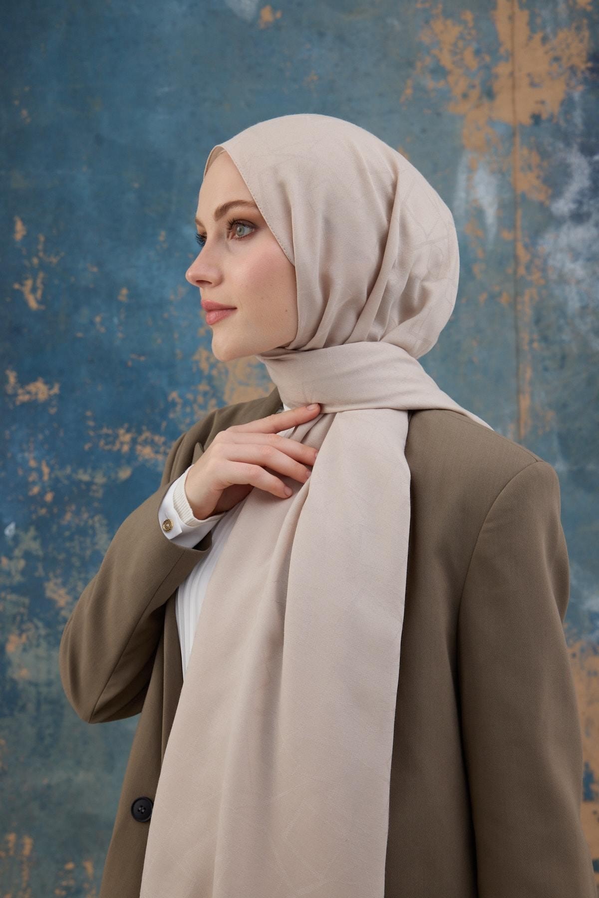 Kare Desen Pamuk Jakar Şal Kumsal 8012-24