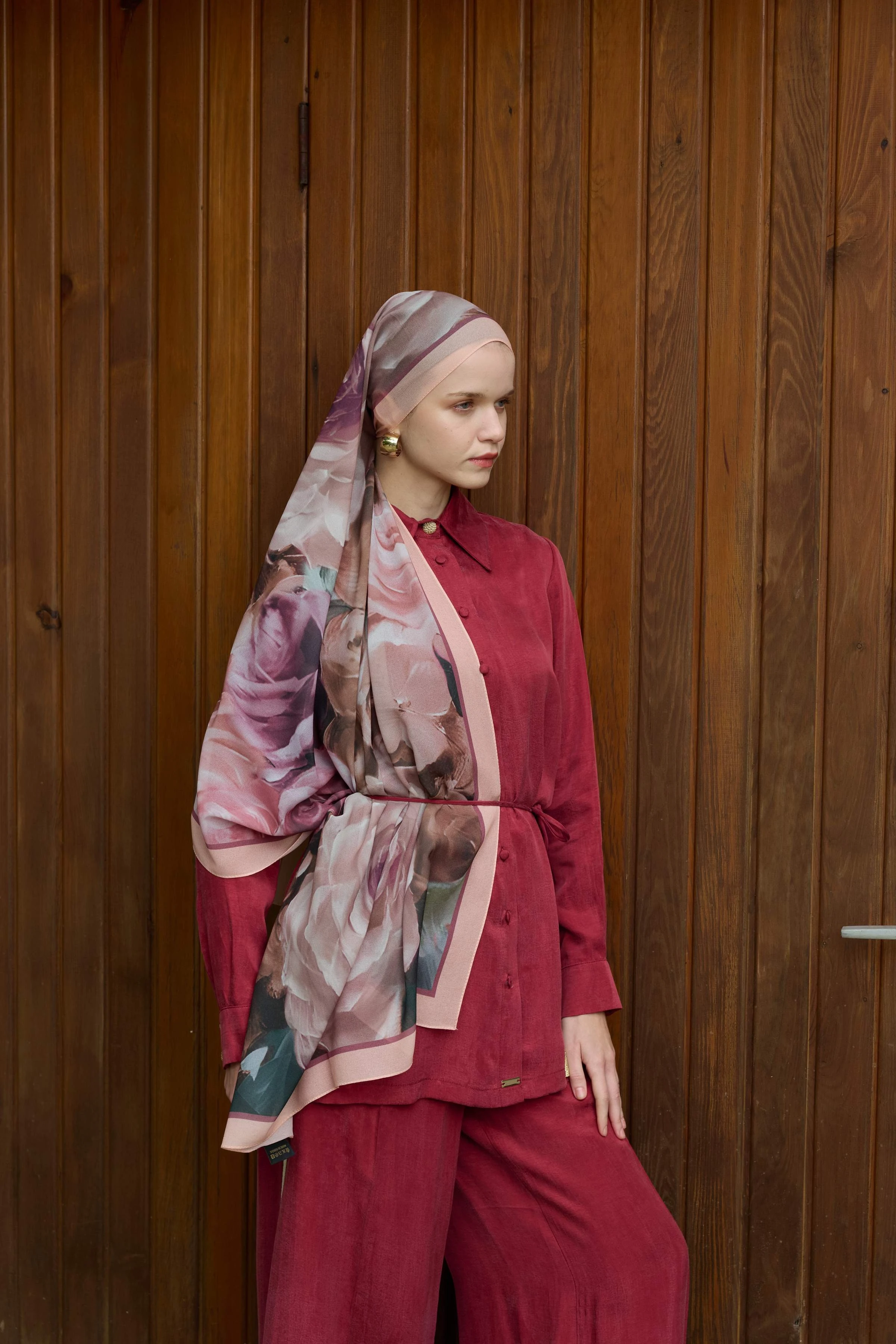 Winter Bloom Qupra Şal 30002