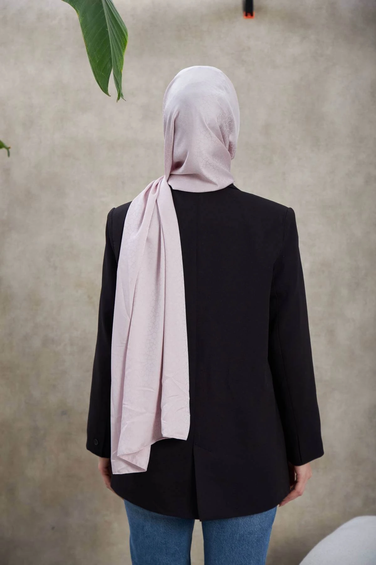 Alesa Desen İpeksi Jakar Şal Gümüş 9003-02