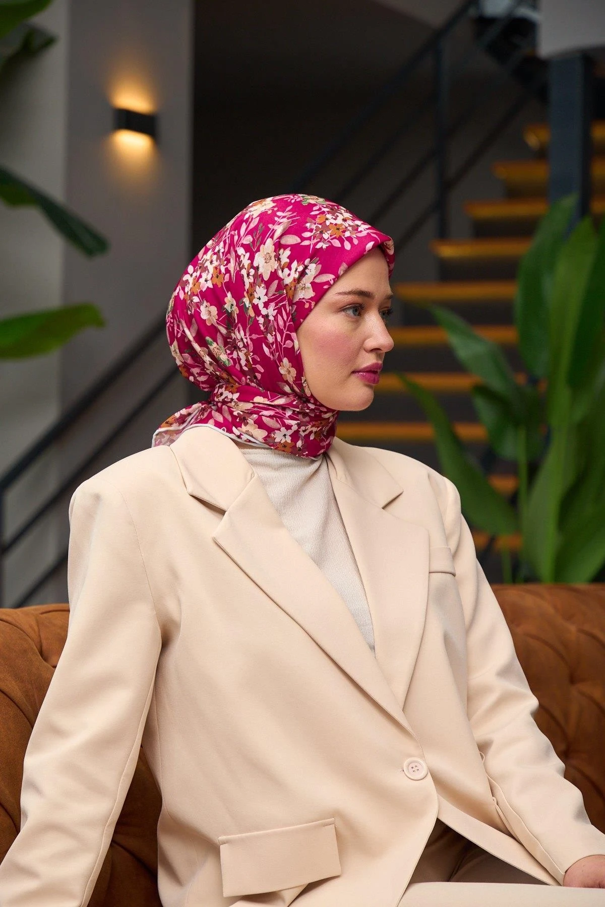 Harmony Collection Soft Eşarp Kiraz Pembe 1177-07