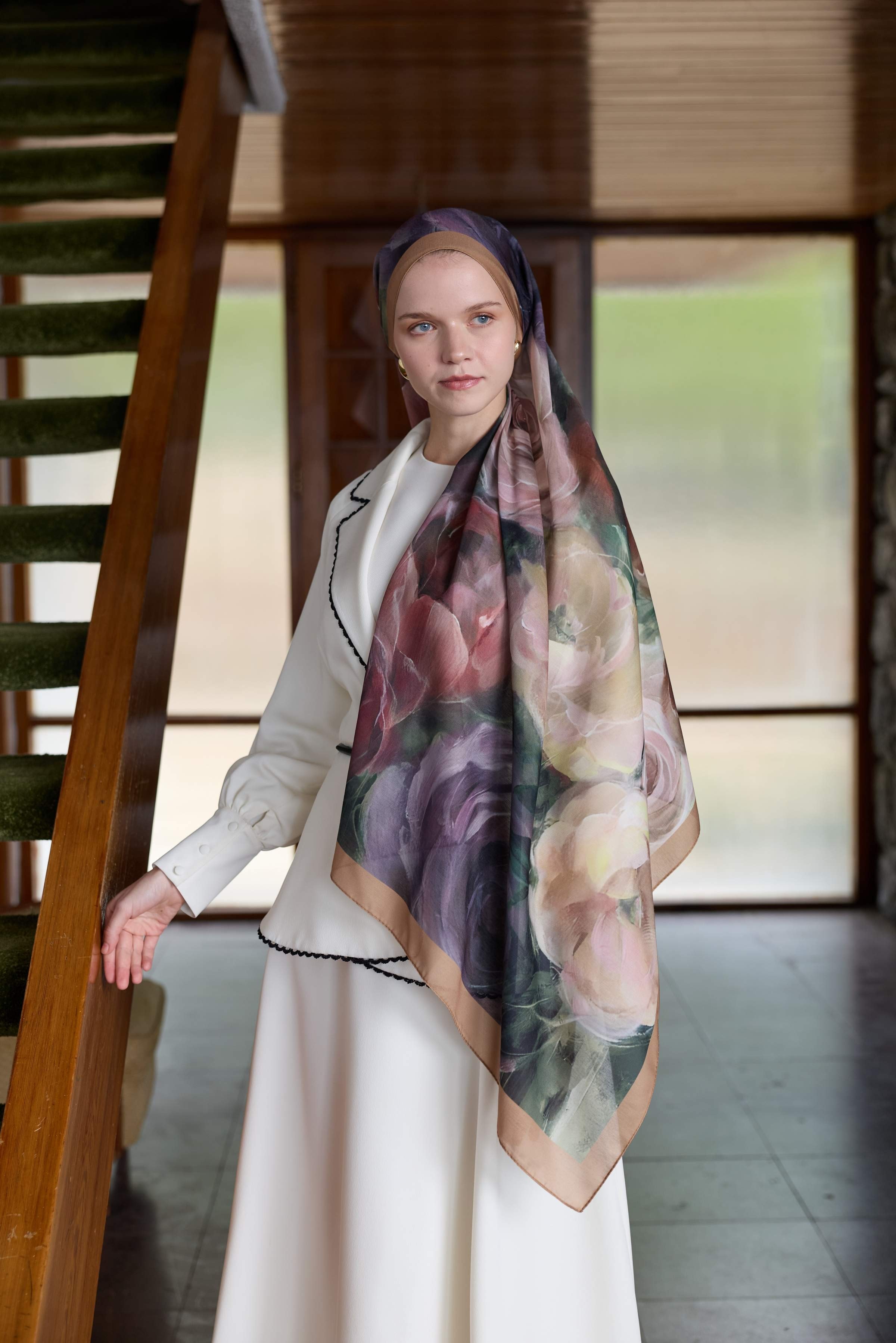 Winter Bloom Soft Şal 3068-10097 - Somon