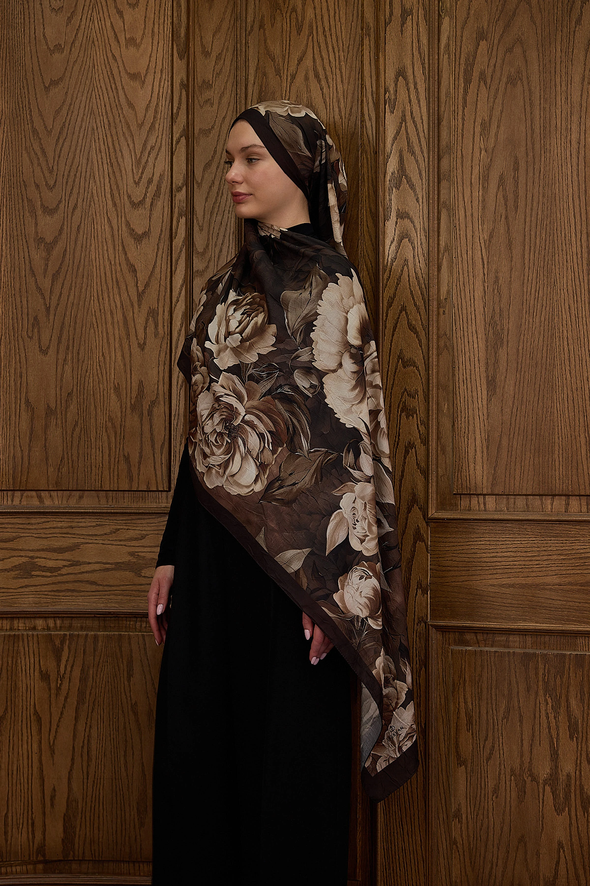 Bambu Kraş Şal 7001 - Acı Kahve