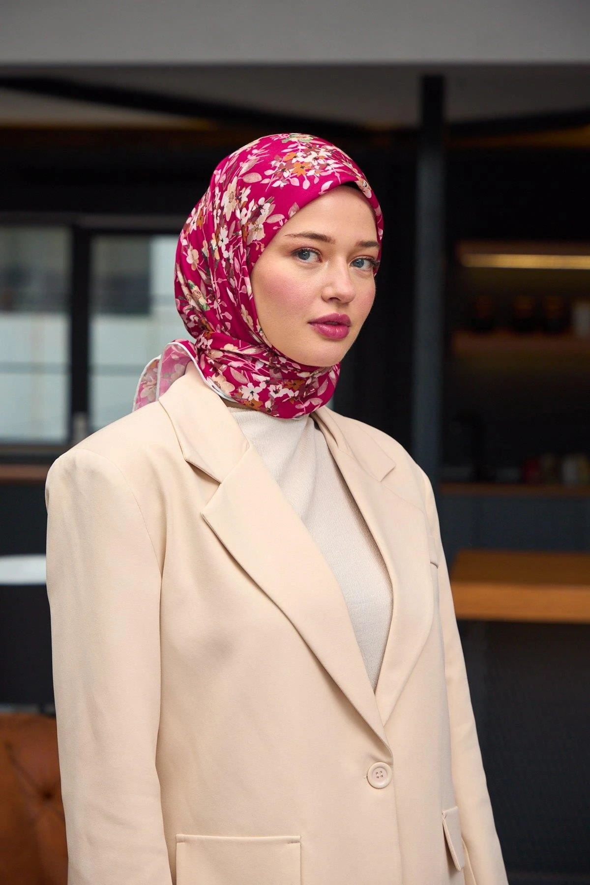 Harmony Collection Soft Eşarp Kiraz Pembe 1177-07