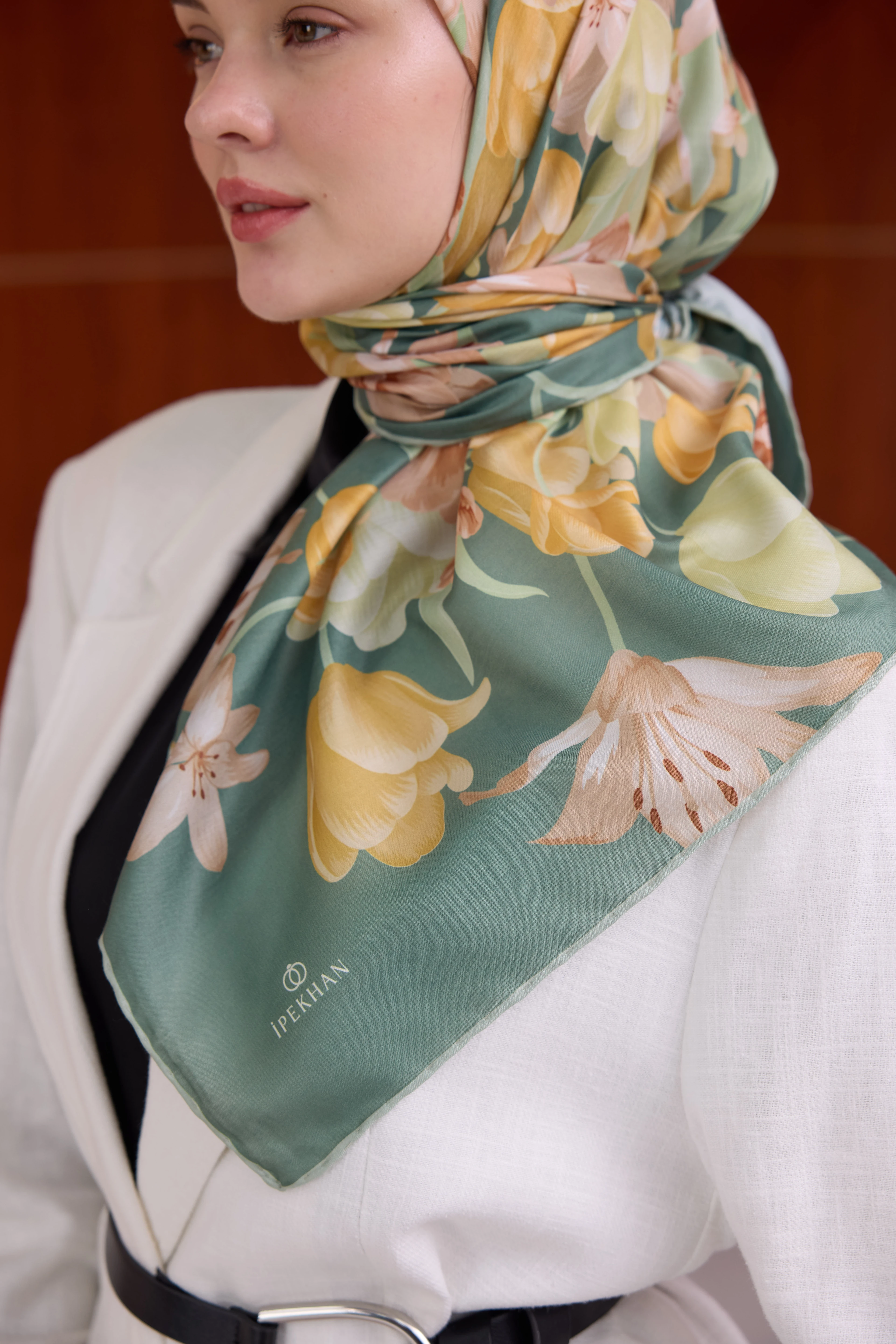 Pera Soft Eşarp Deniz Yeşil 1148-10