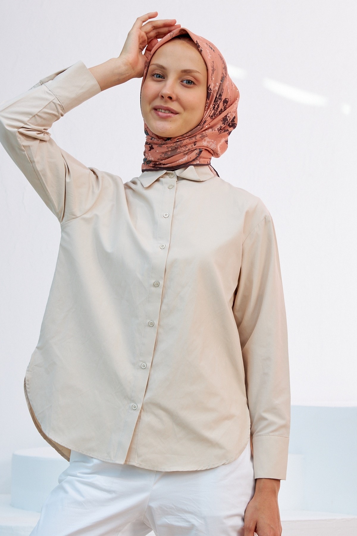 Ebru Tarçın Pamuk Viskon Eşarp