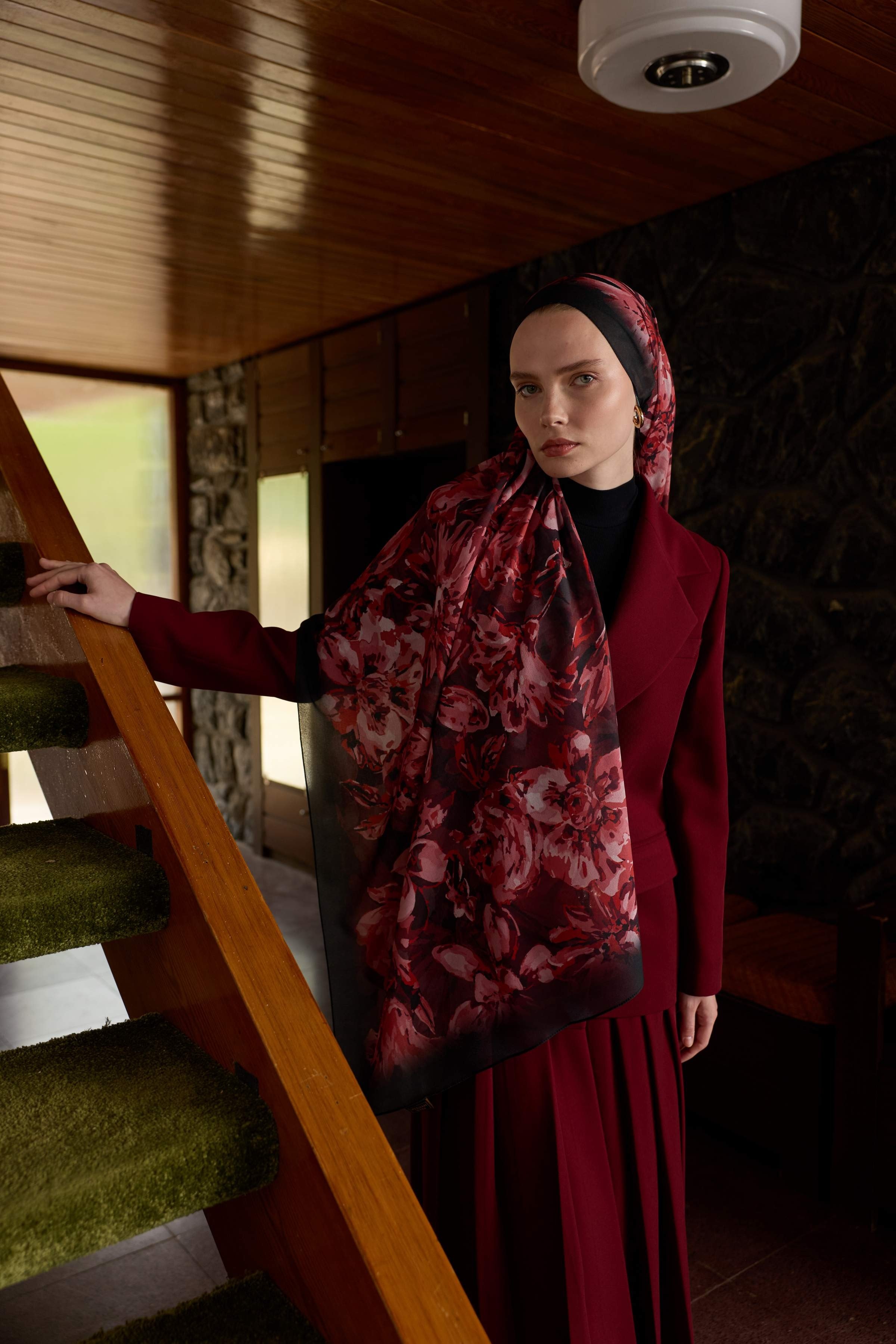 Winter Bloom Qupra Şal 30001