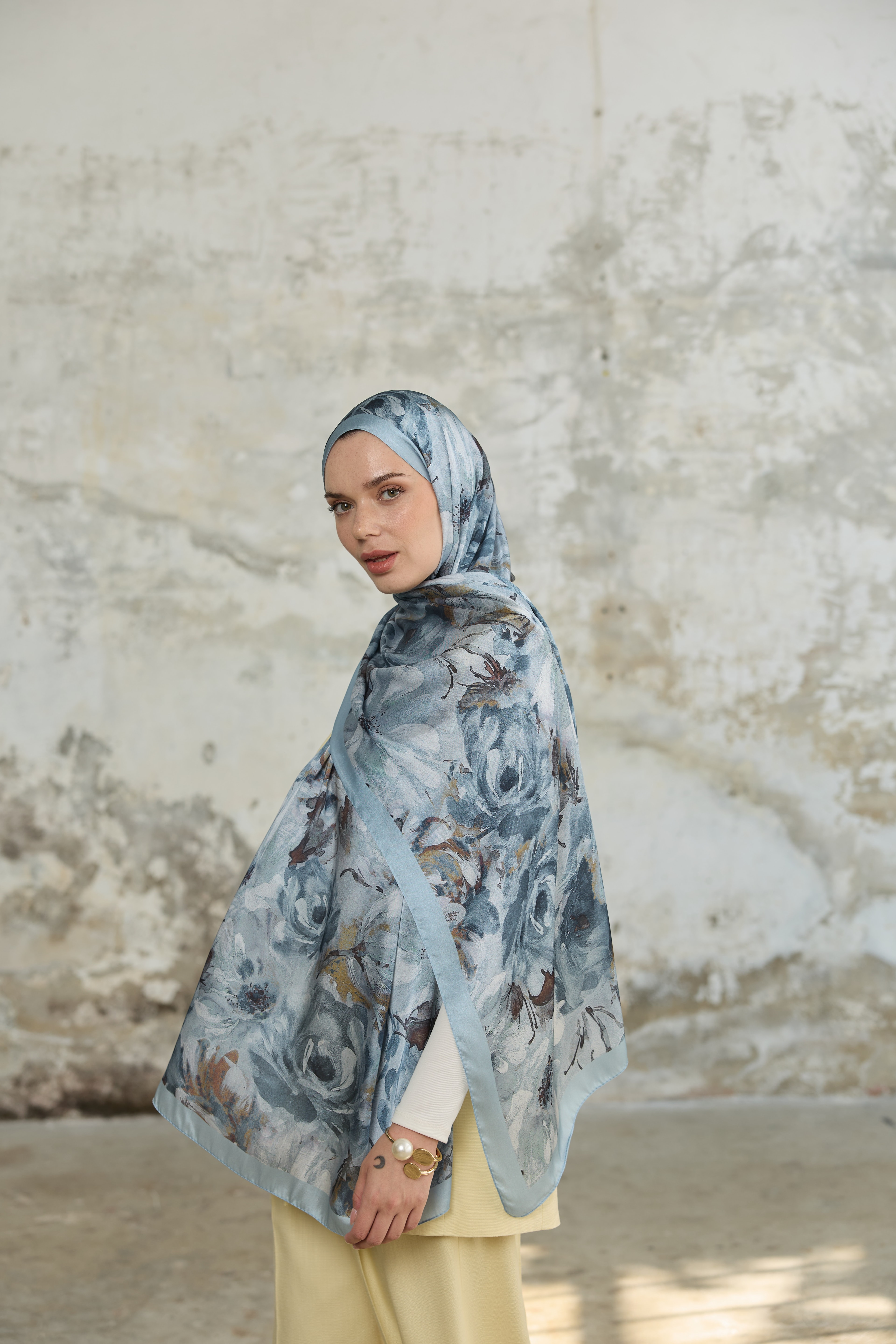 Jardin Secret Collection Hint Vual İpek Şal 5013-03