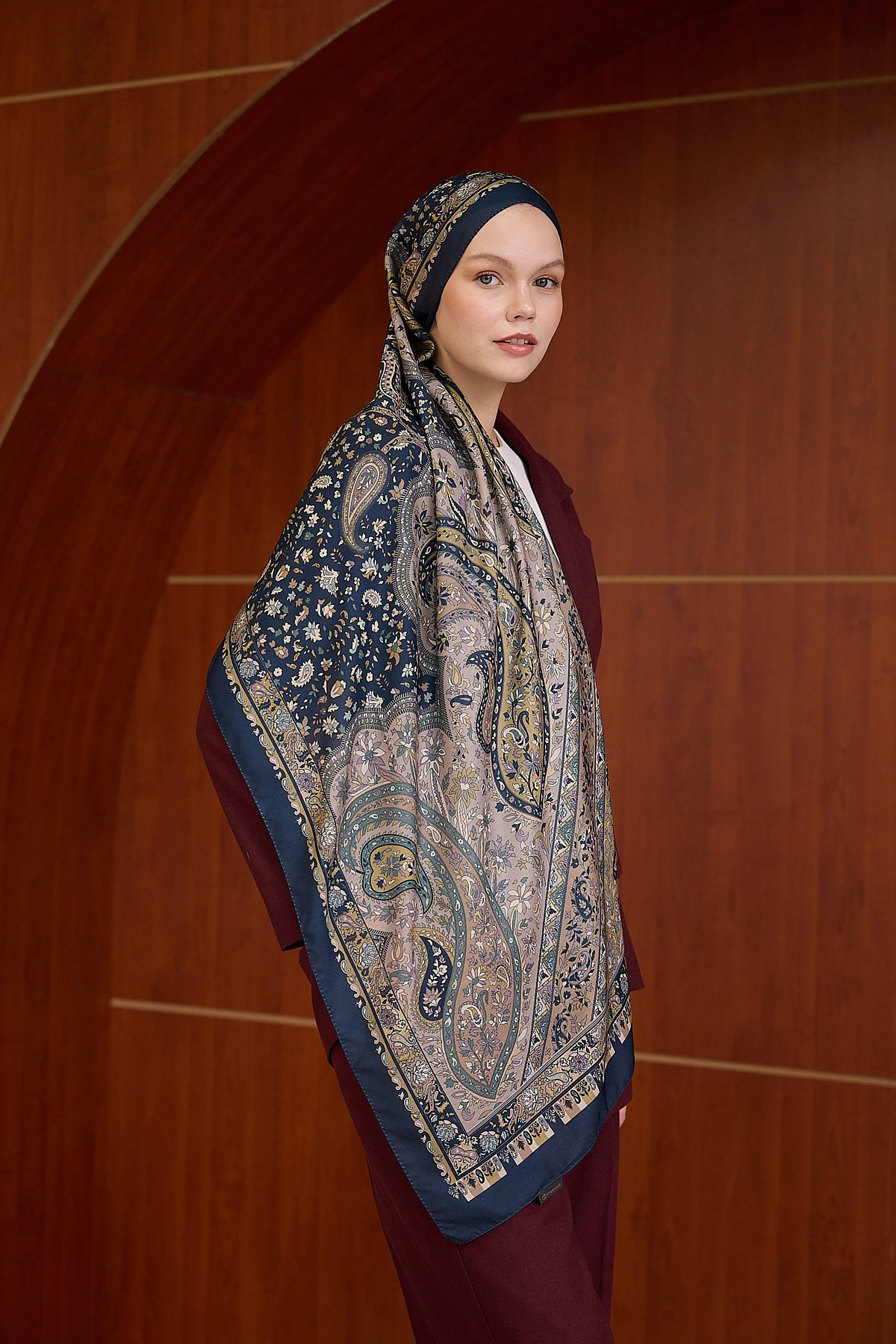 Winter Bloom Soft Şal 3070 - Krem