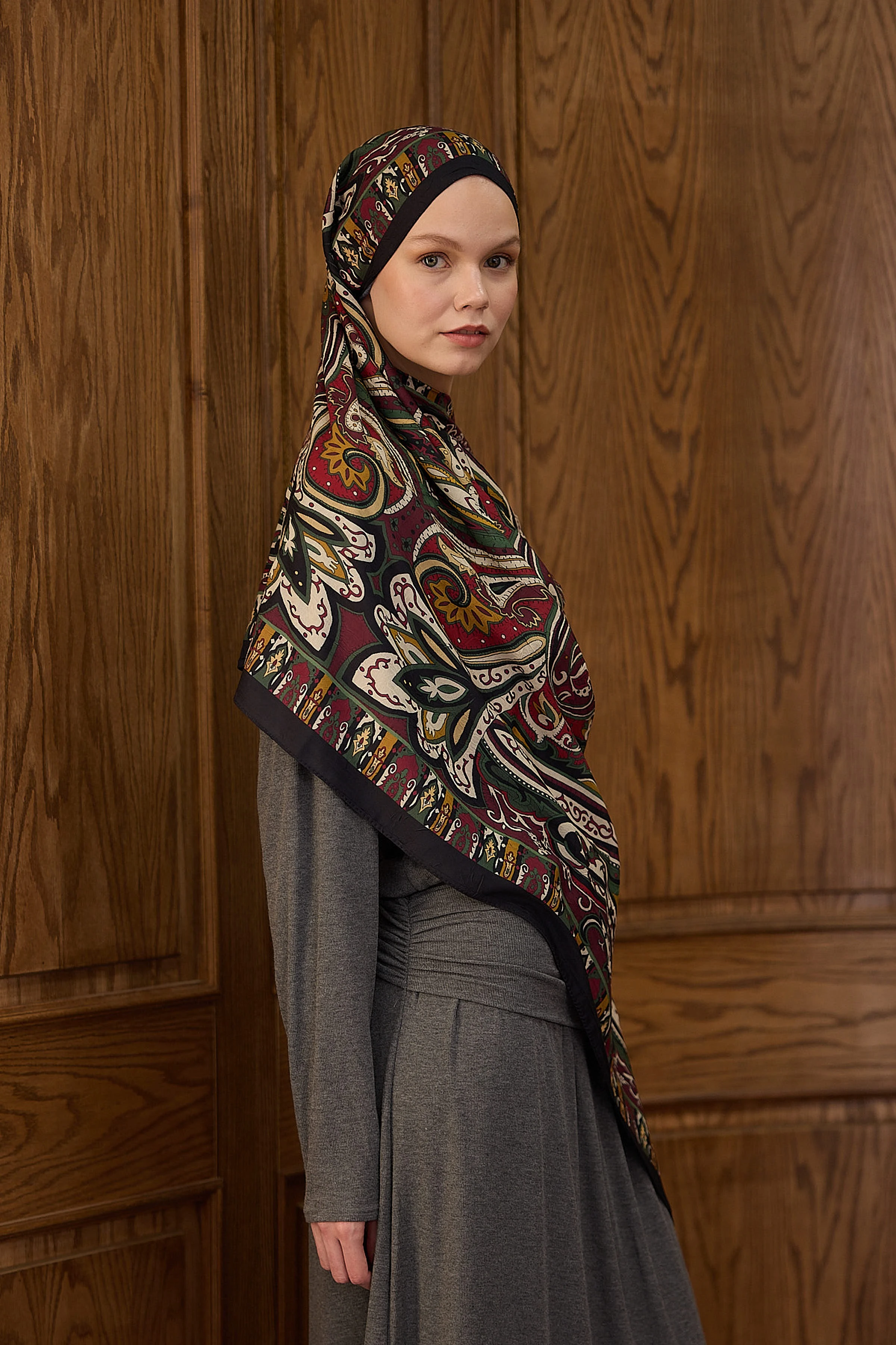 Bambu Kraş Şal 7002 - Siyah