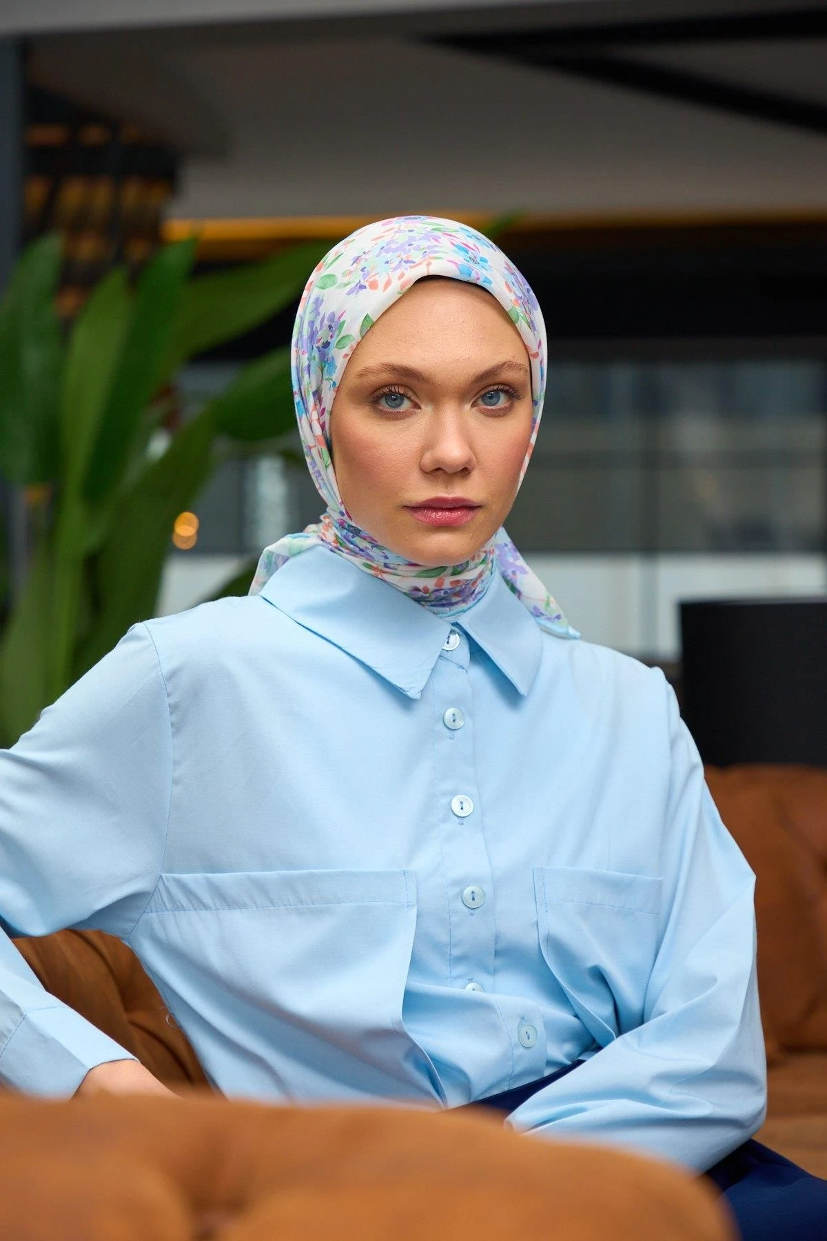 Harmony Collection Soft Eşarp Pudra Lila 1177-06