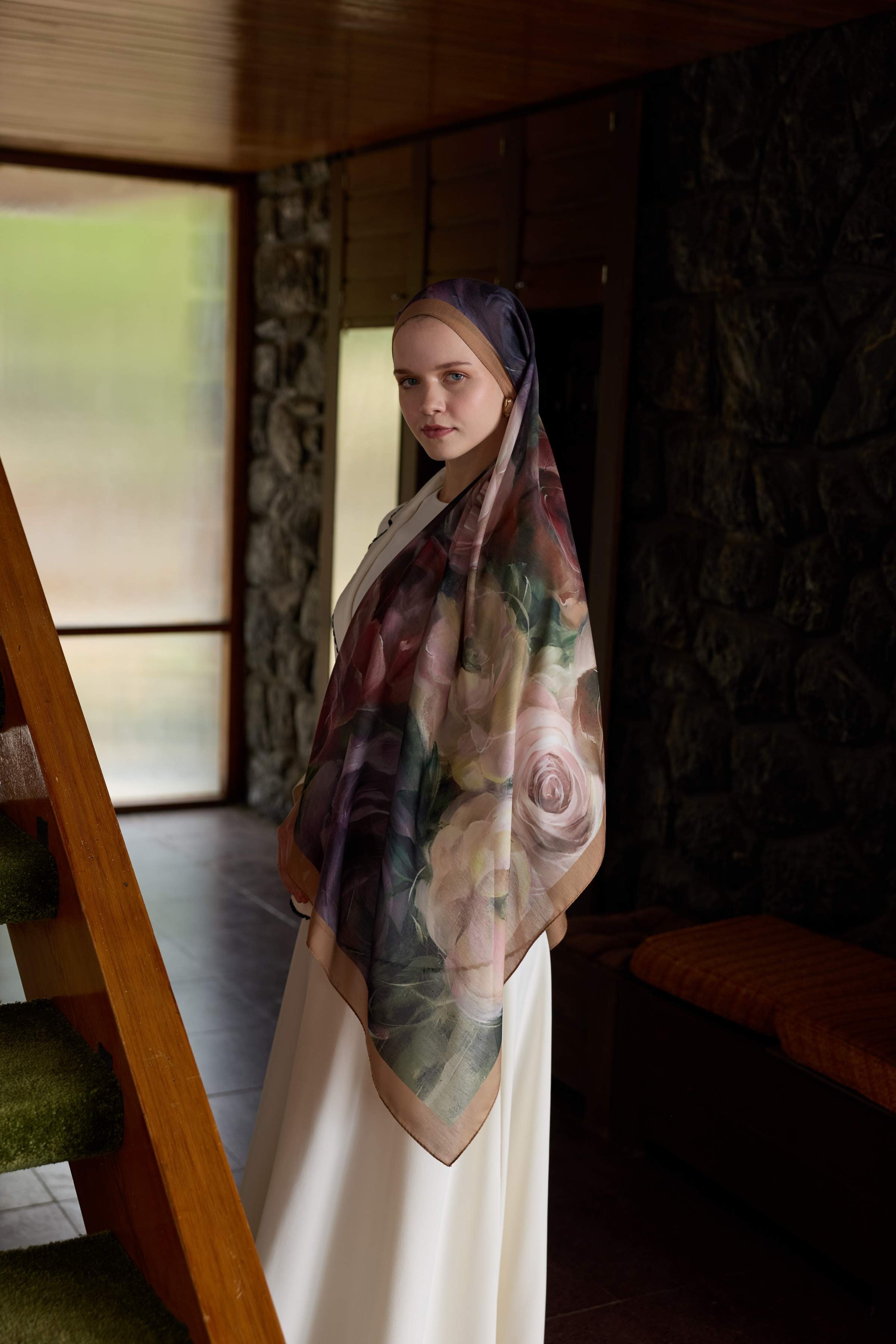 Winter Bloom Soft Şal 3068-10097 - Somon