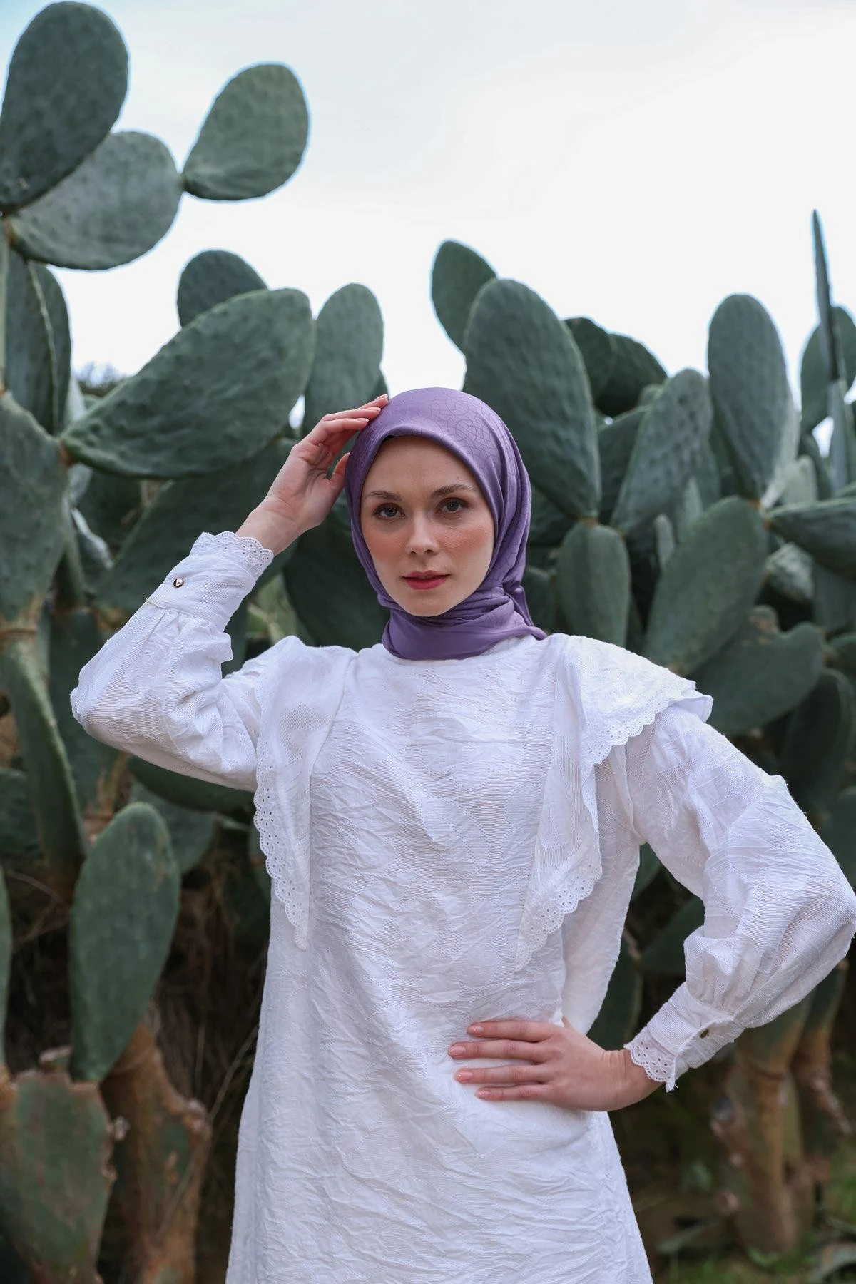 Celina Jakar Eşarp Mor 9902-22