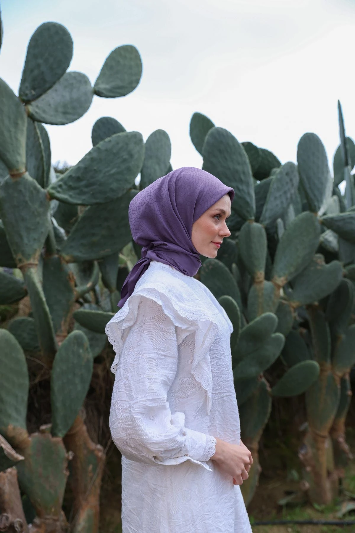 Celina Jakar Eşarp Mor 9902-22