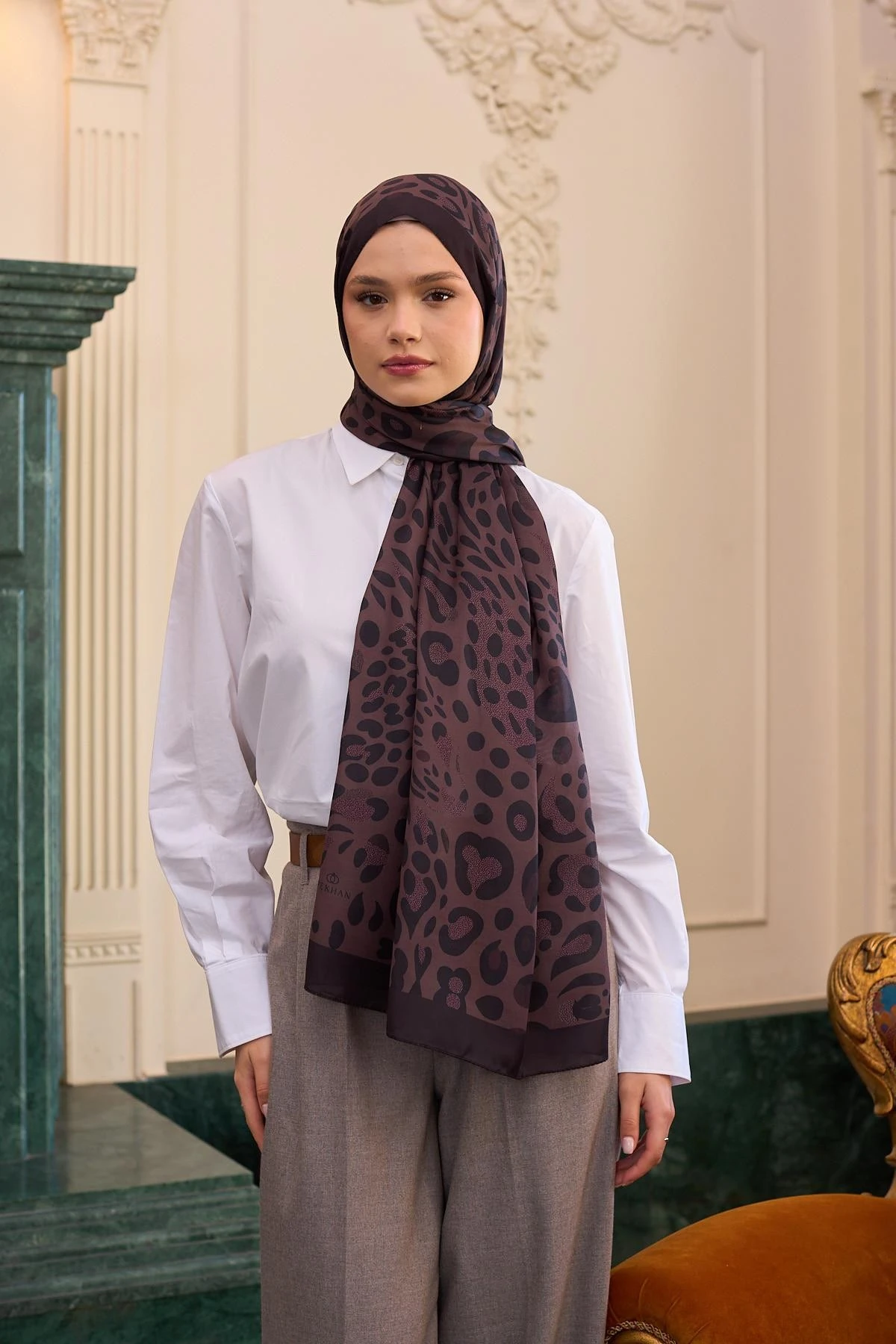 İpekhan Soft Şal Ham Kahve 3050-07