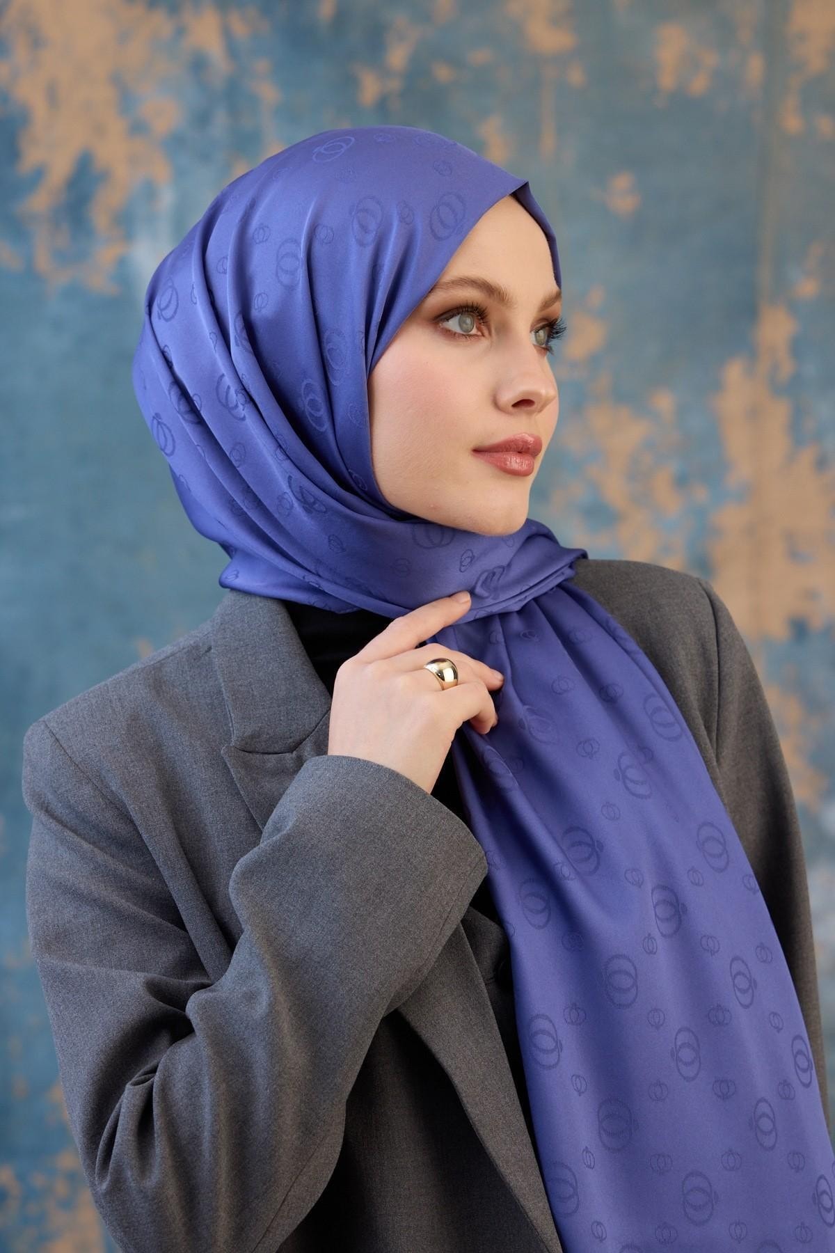 Fall Winter İpeksi Jakar Şal Hercai 9018-10