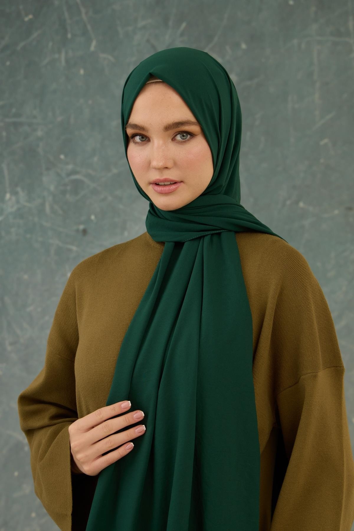 Zümrüt Yeşil Yok Şal - 10000-29