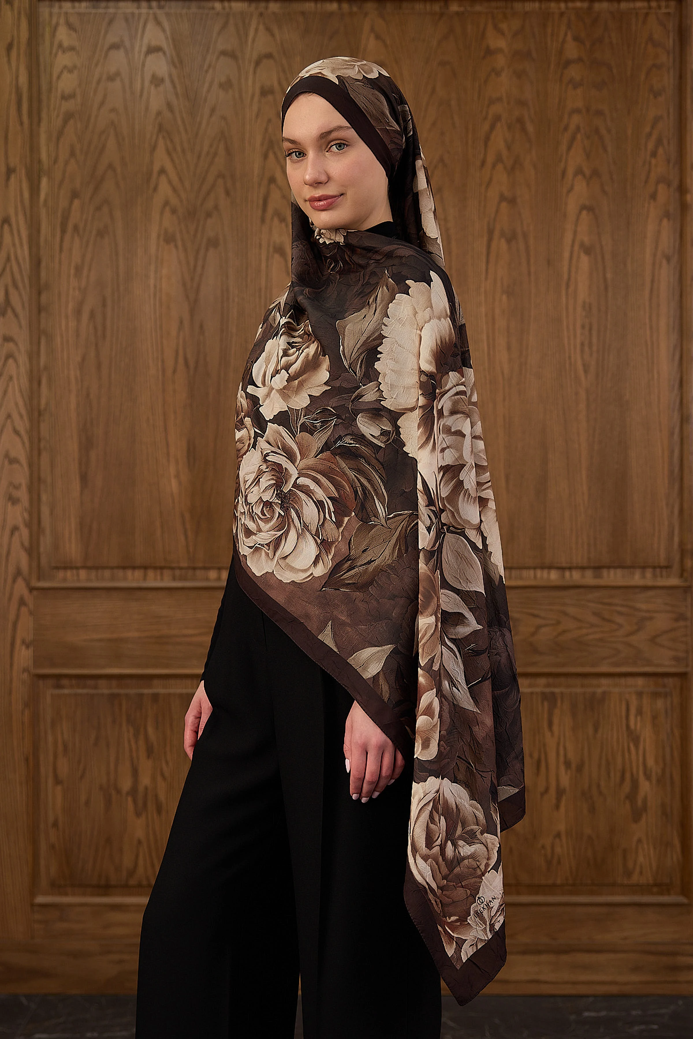 Bambu Kraş Şal 7001 - Acı Kahve