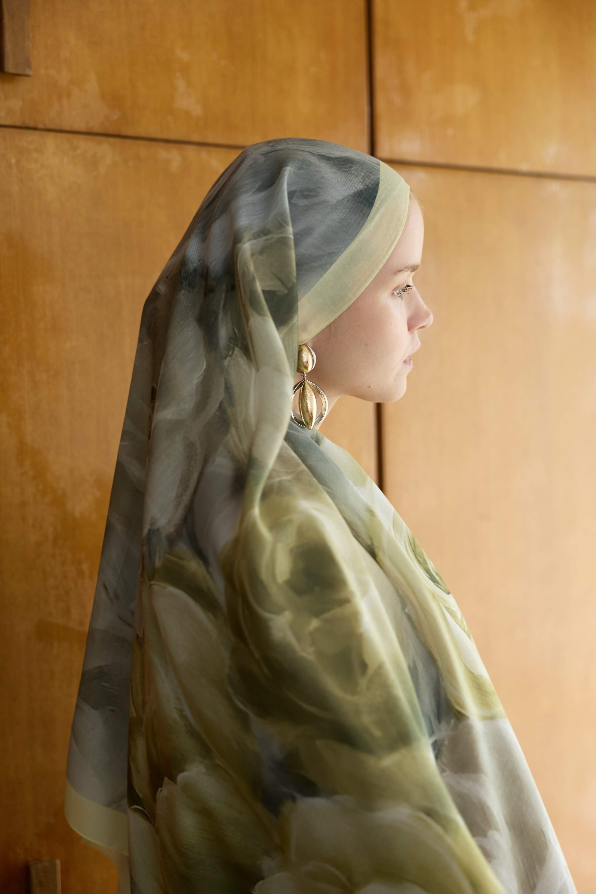 Winter Bloom Soft Şal 3068-10097 - Açık Sarı