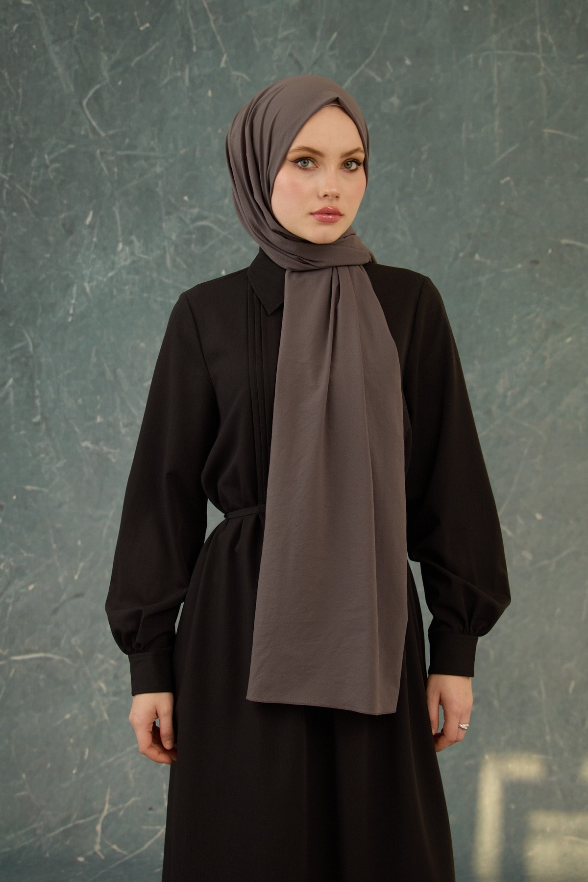 Koyu Vizon Yok Şal - 10000-15