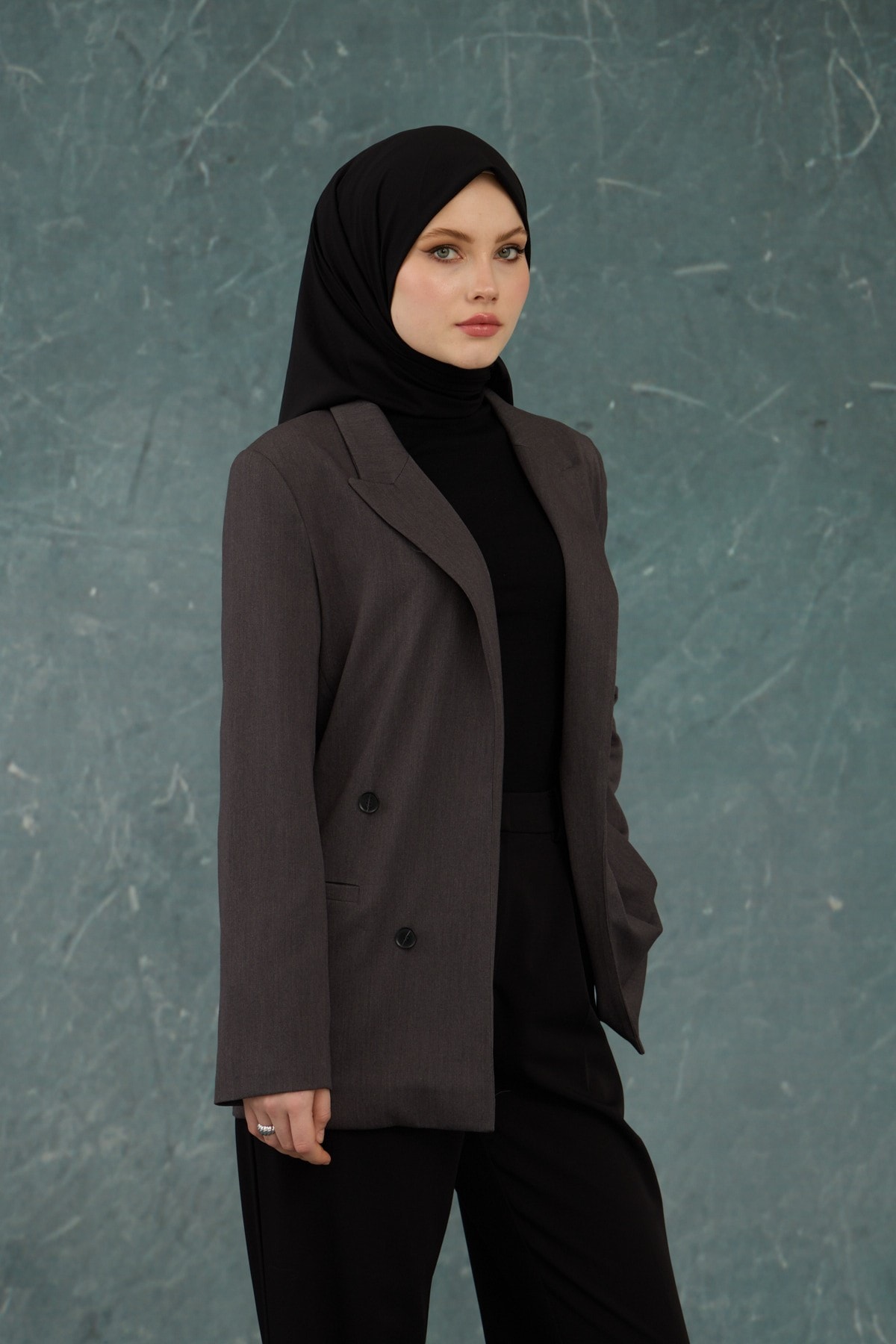 Siyah Comfy Yok Eşarp - 10001-22