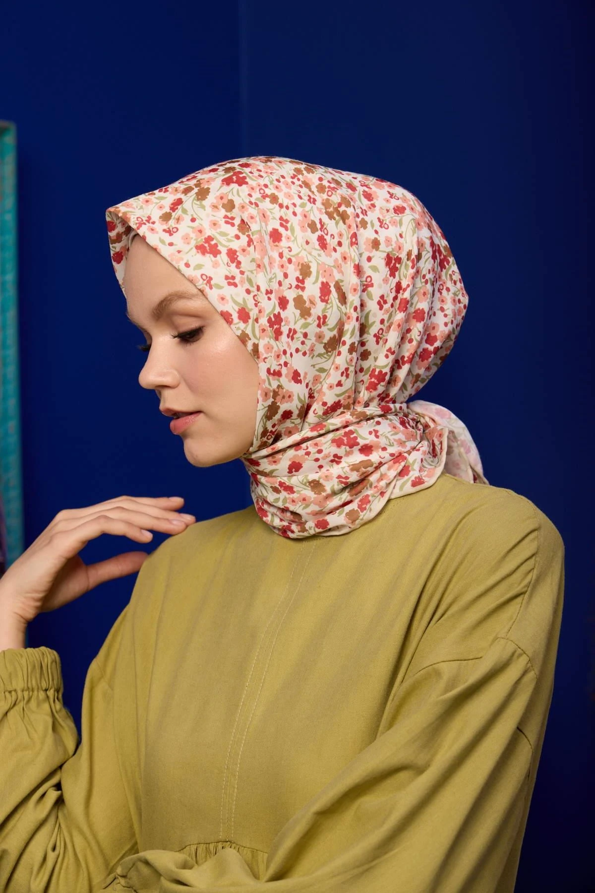 Marrakech Koleksiyon Soft Eşarp Keten Kırmızı 1193-28