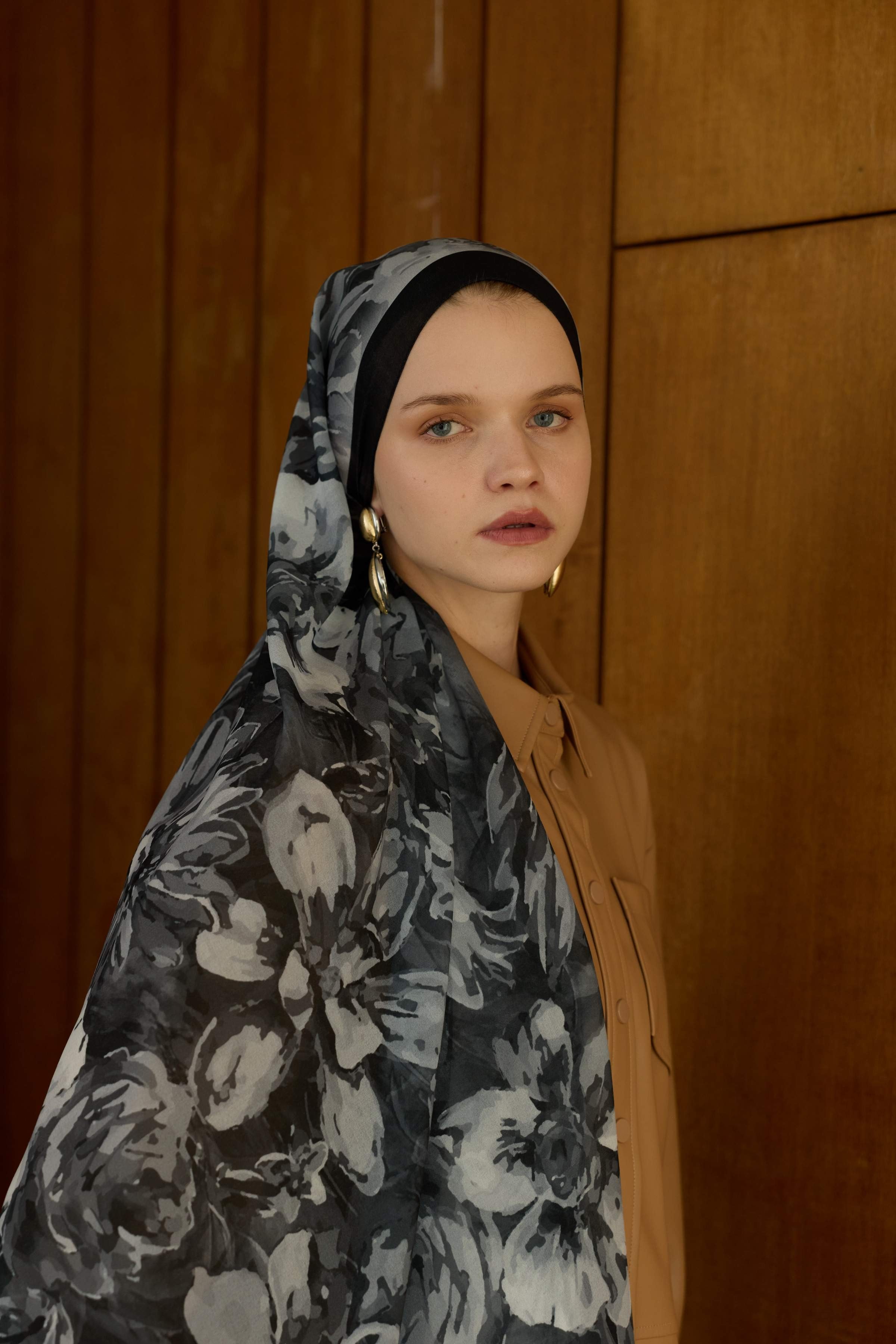 Winter Bloom Qupra Şal 30001 - Camel