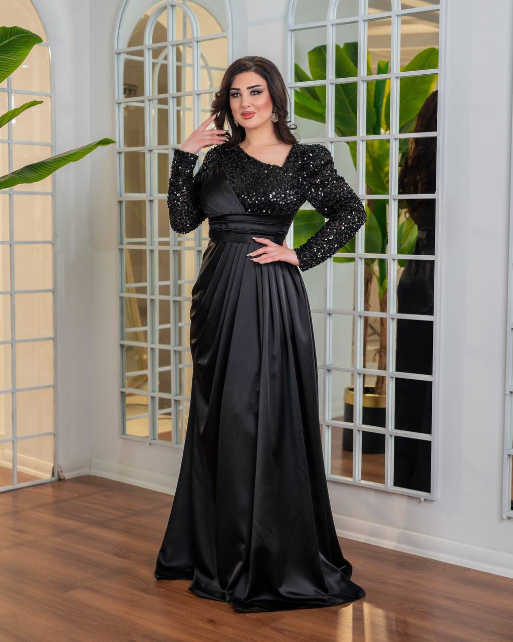 Swan Tasarım Abiye - Siyah