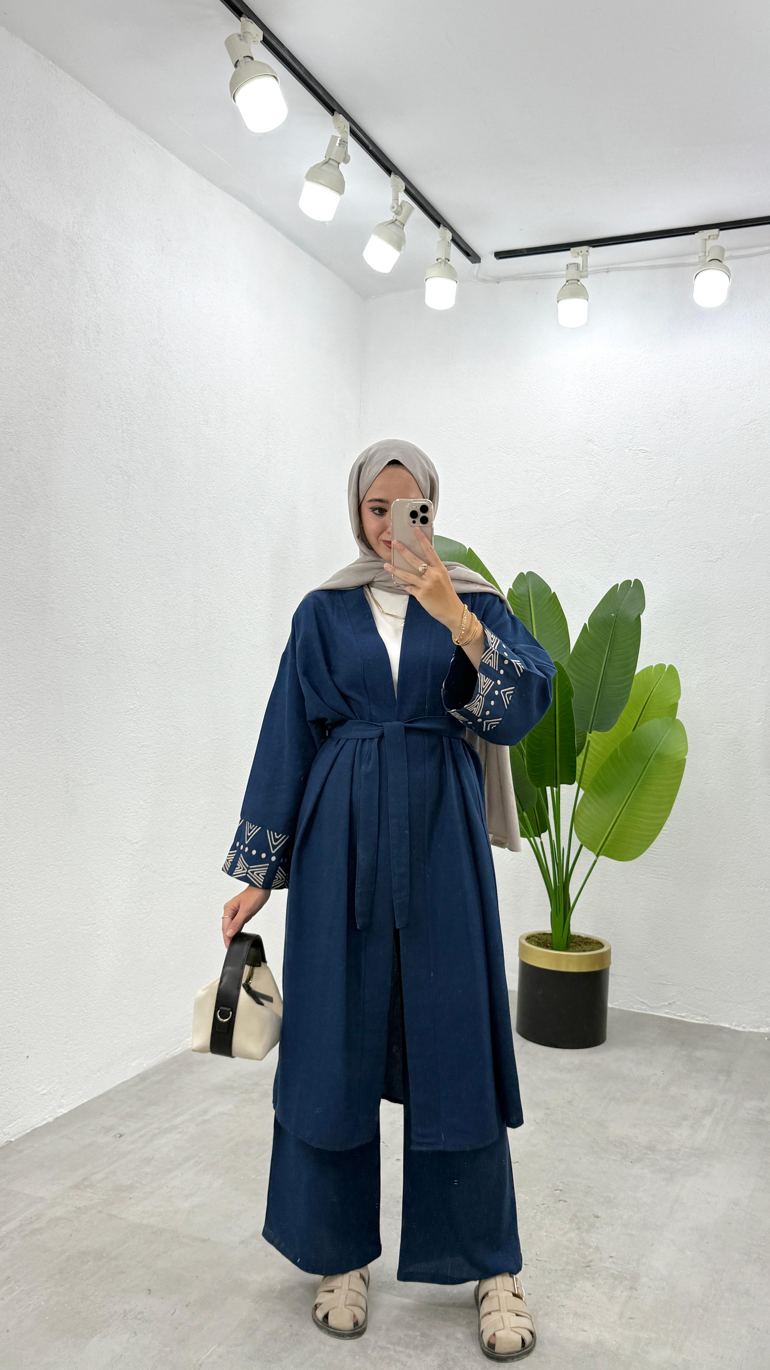 Nakışlı Kimono Takım