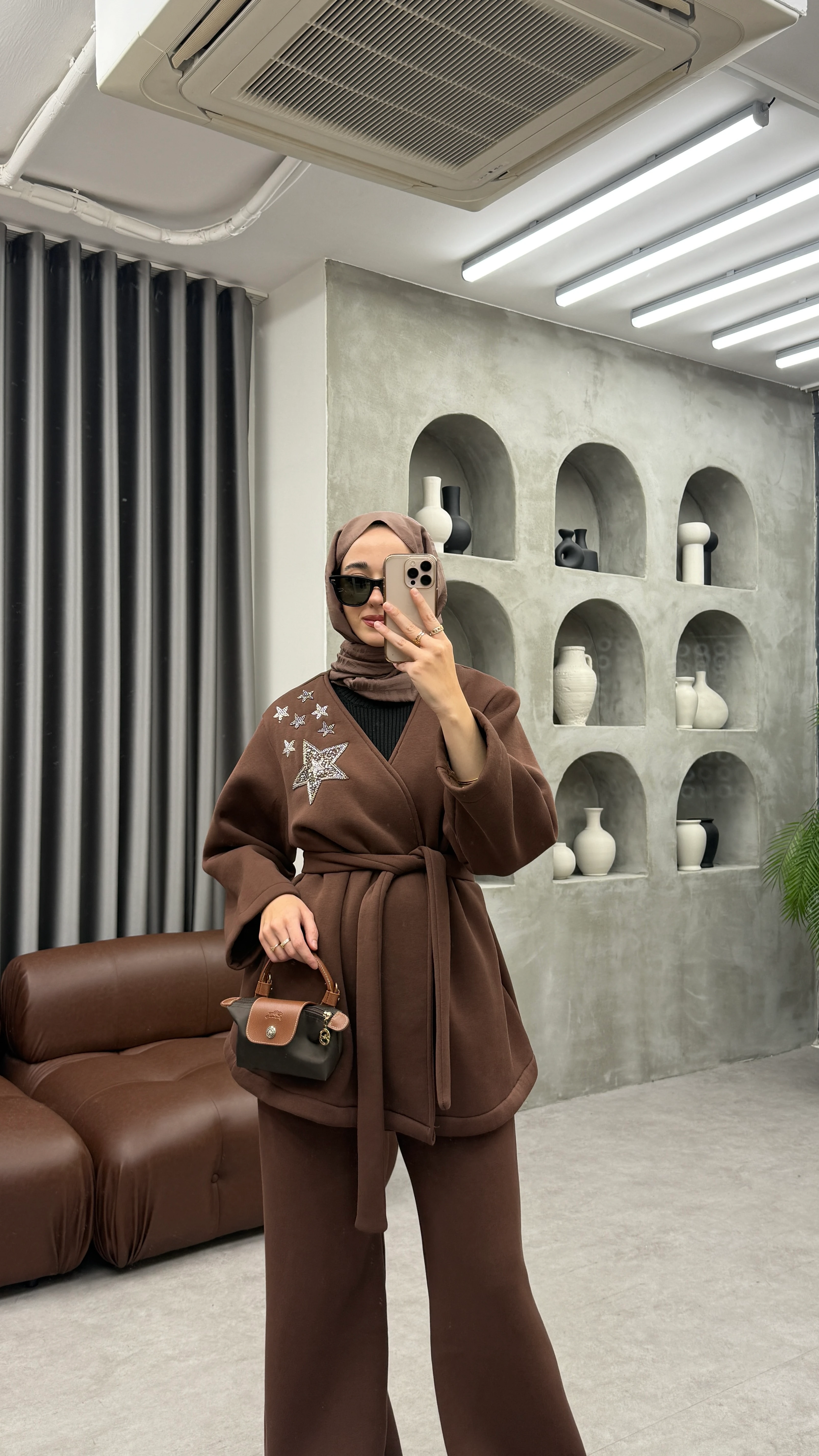 Shine Şardonlu Takım - Kahve