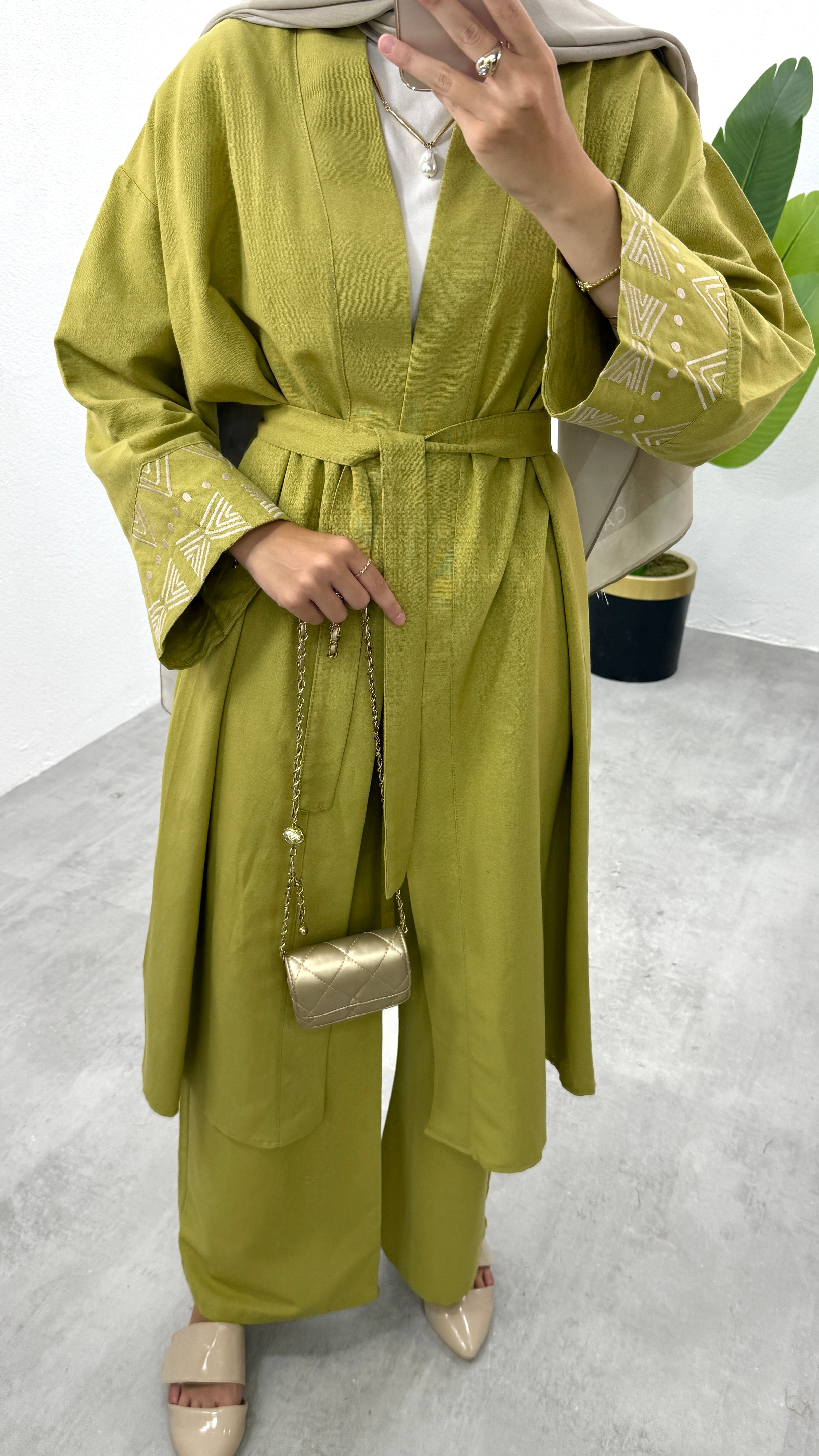 Nakışlı Kimono Takım