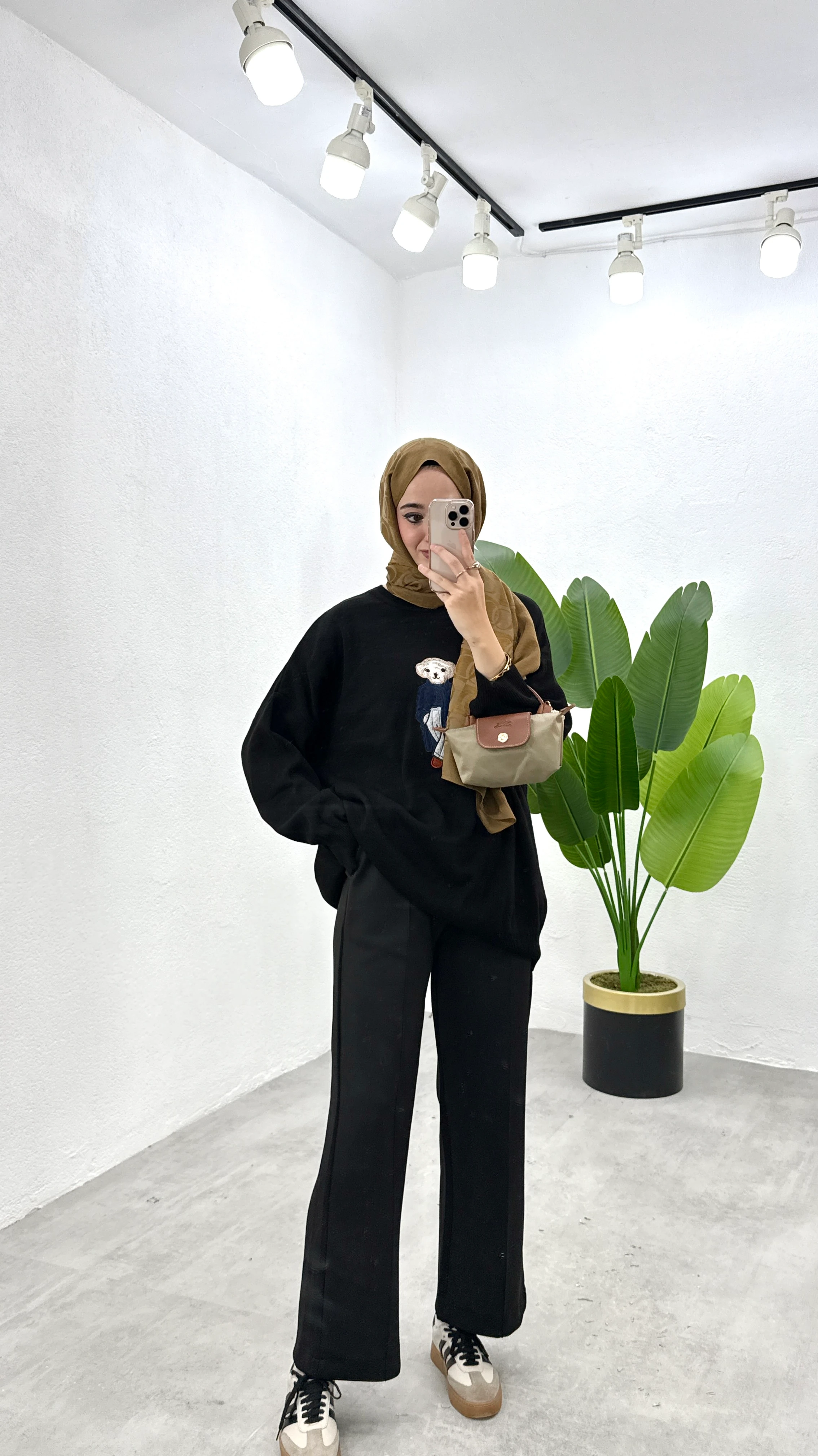 Tedy Triko Kazak - Siyah