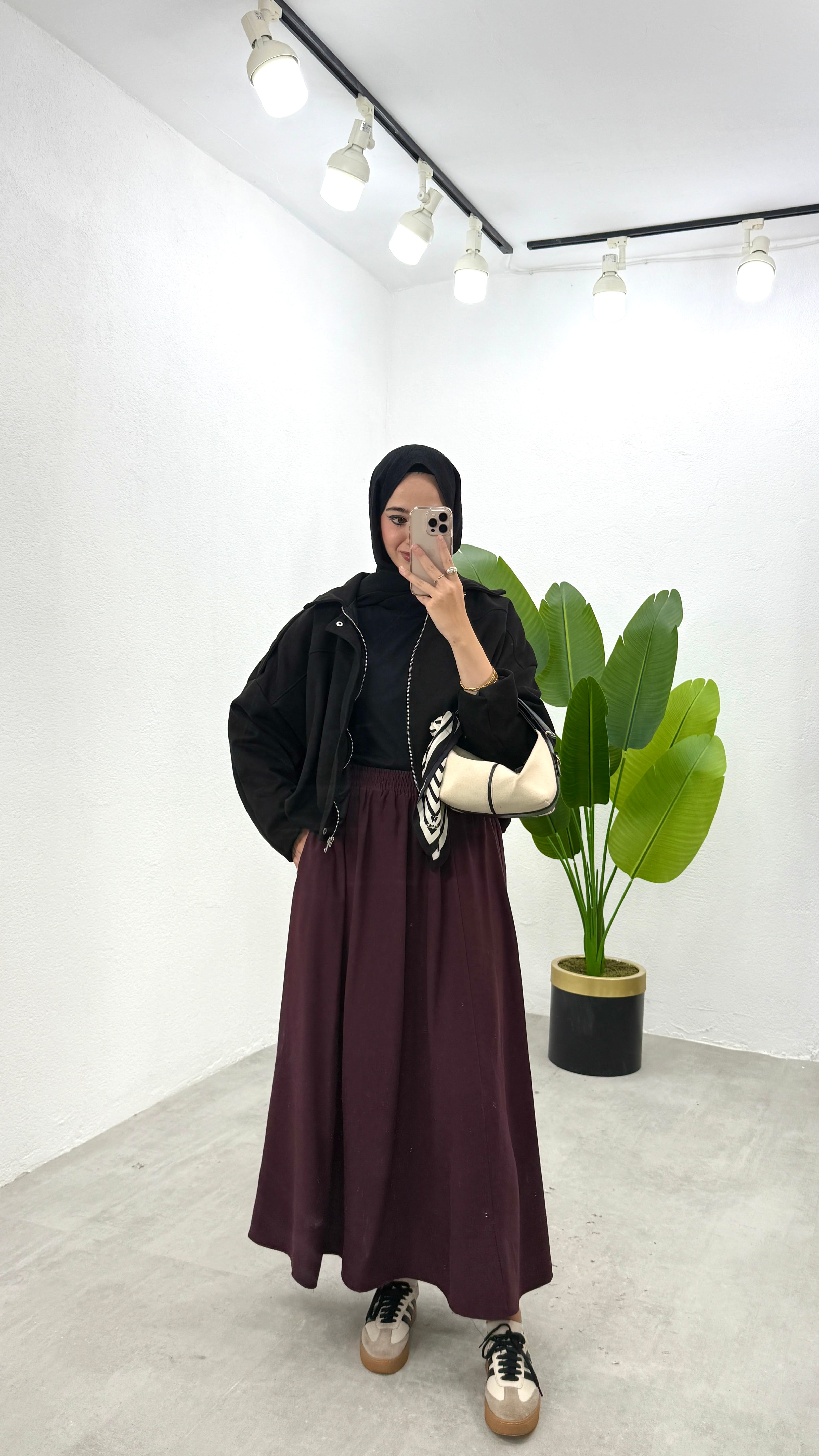 İnce Gabardin Etek