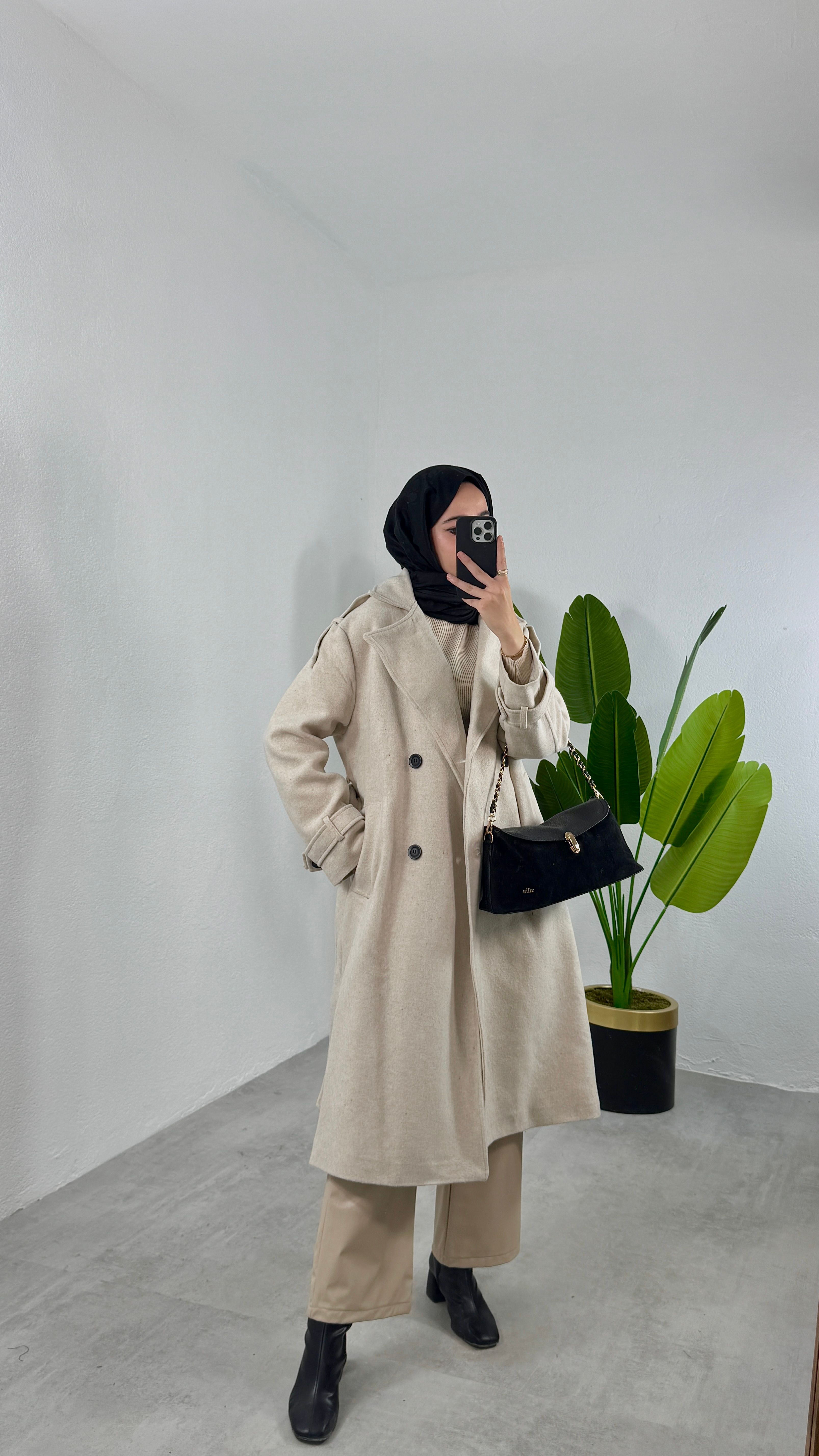 Massimo Oversize Kaban - Taş