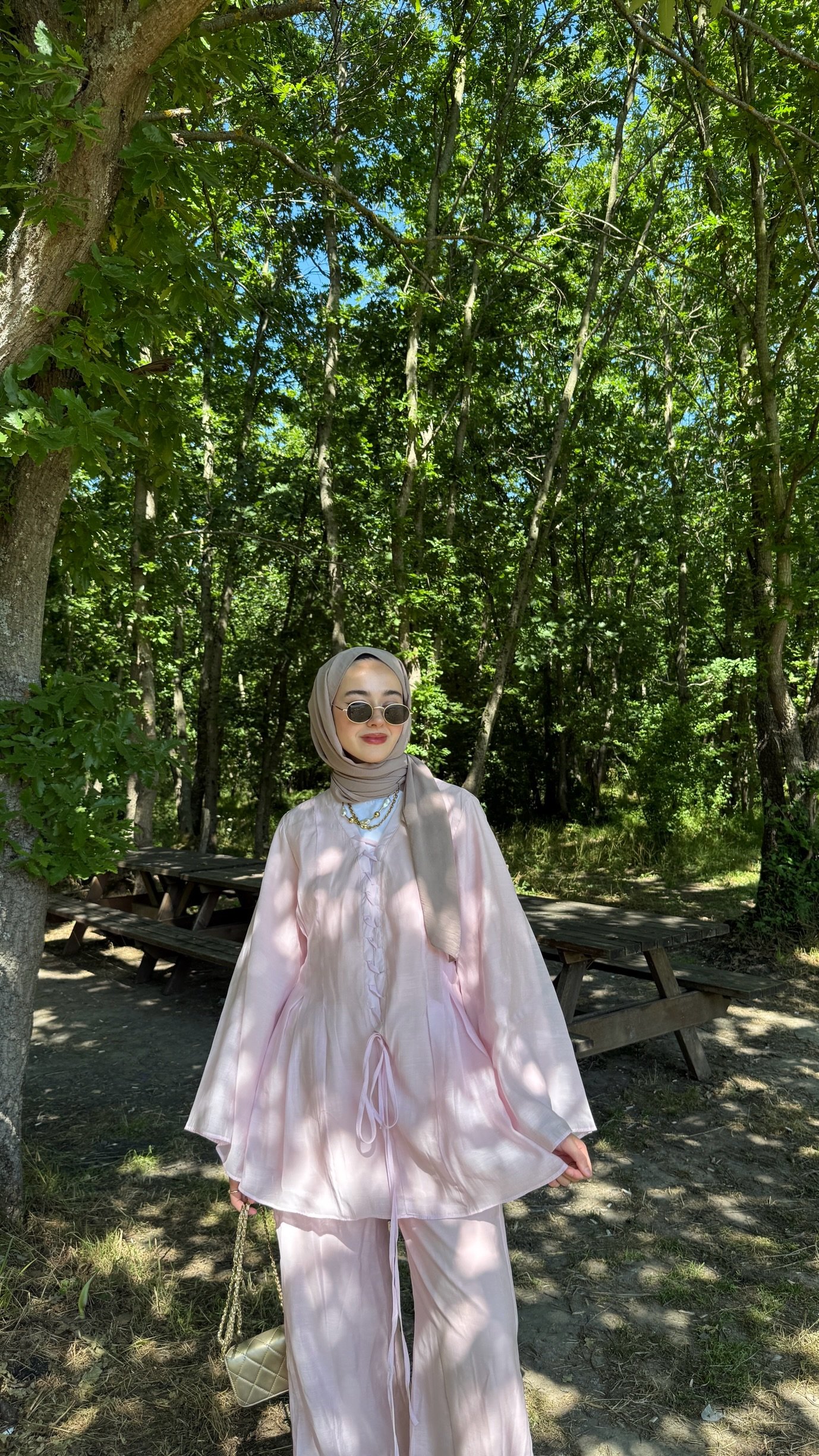 Ahu Pamuk Vual Takım - Pembe